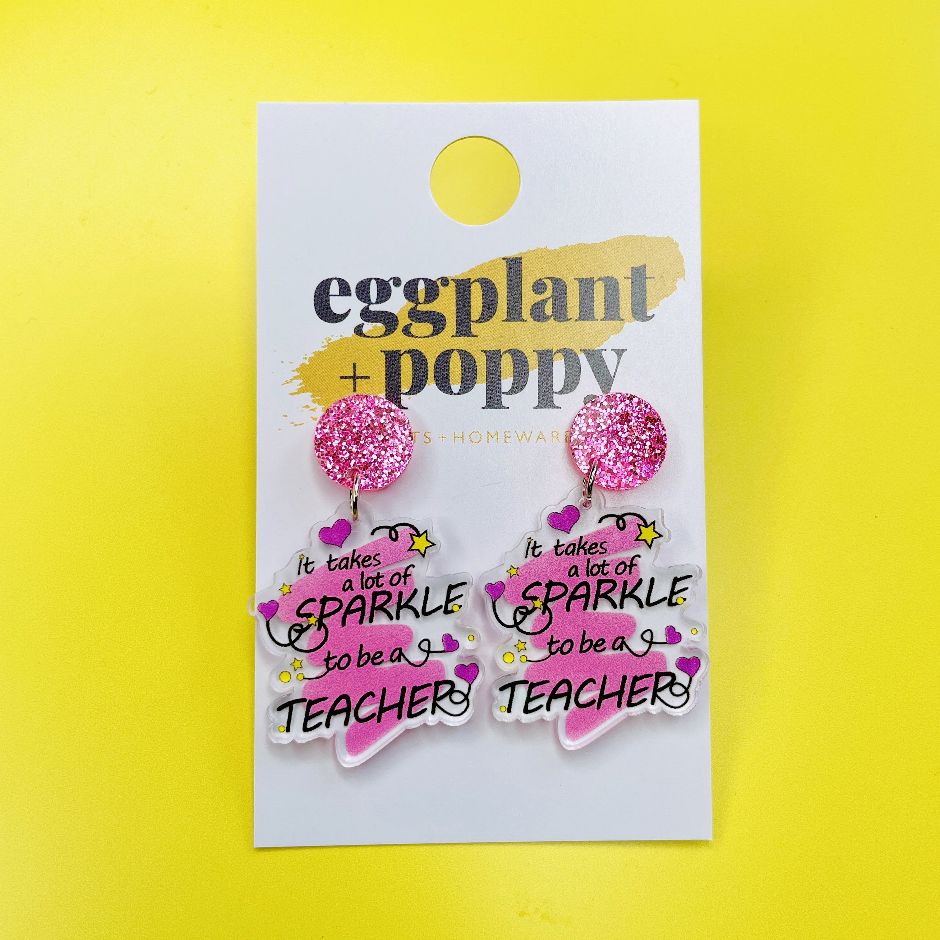 Teacher Sparkle Earrings