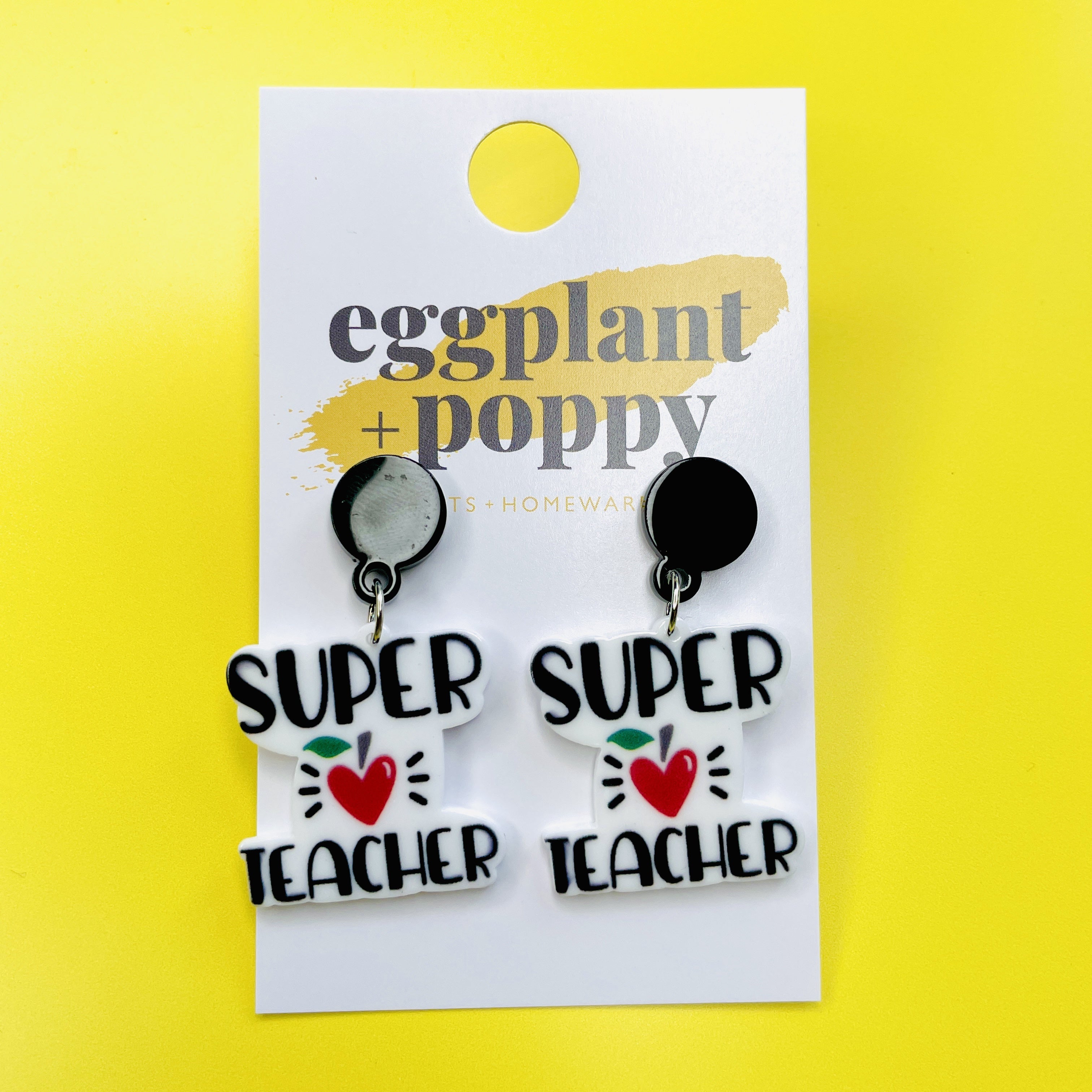 Super Teacher Earrings