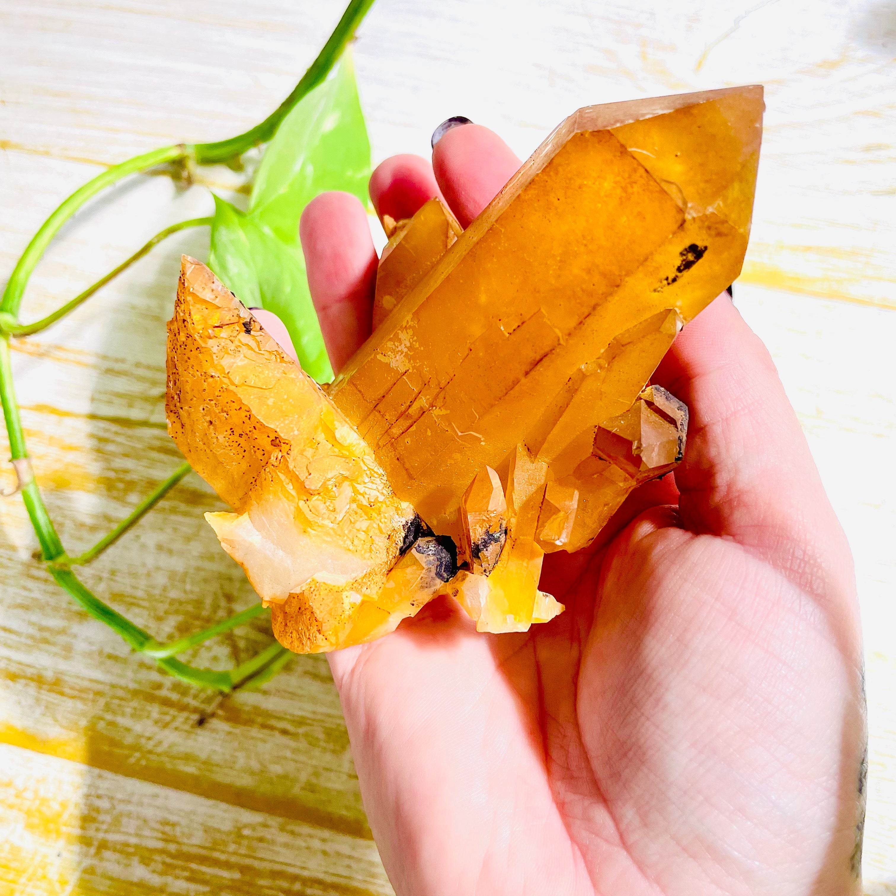 Golden Healer Quartz Cluster