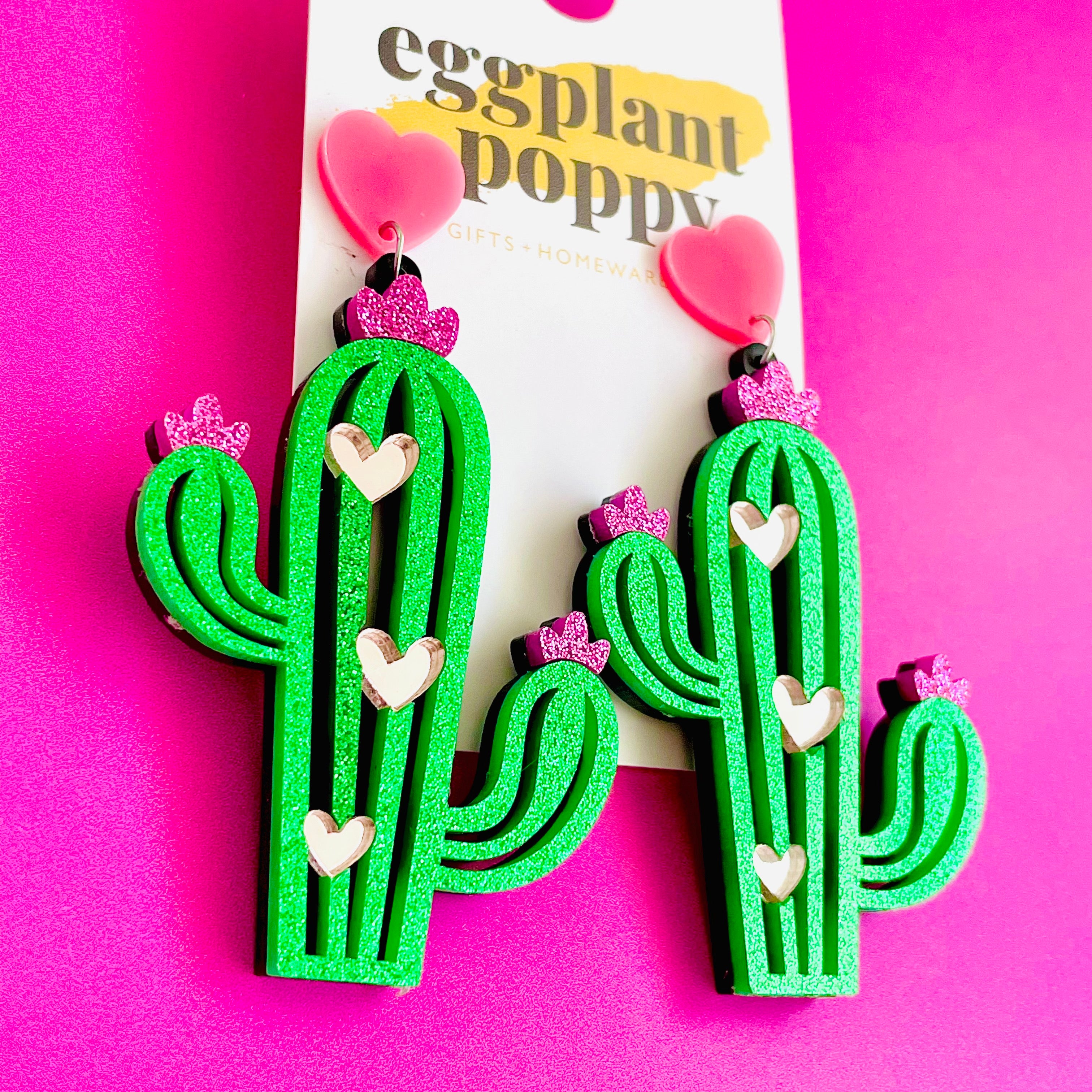 Cactus Love Earrings