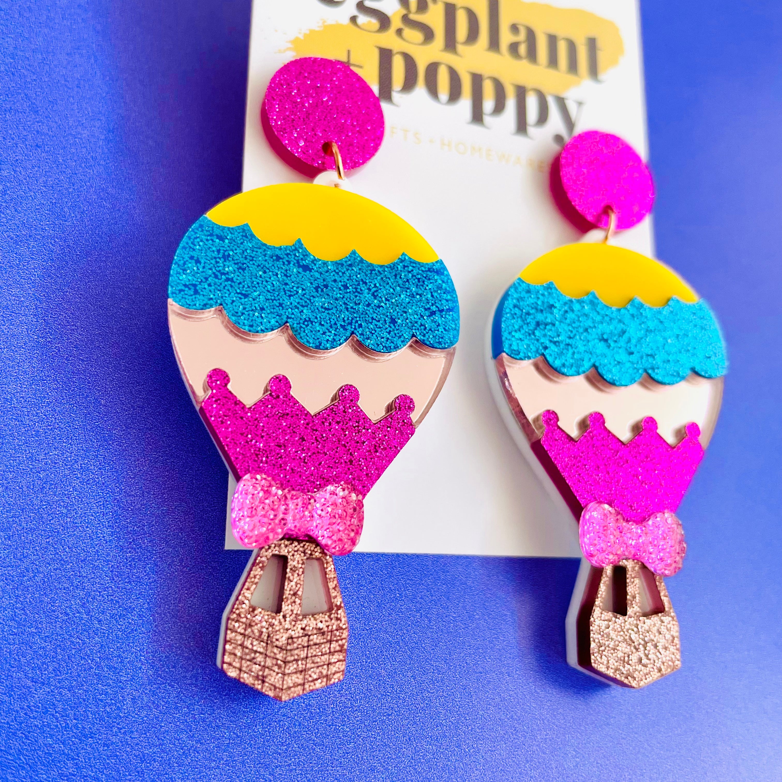Hot Air Balloon Earrings