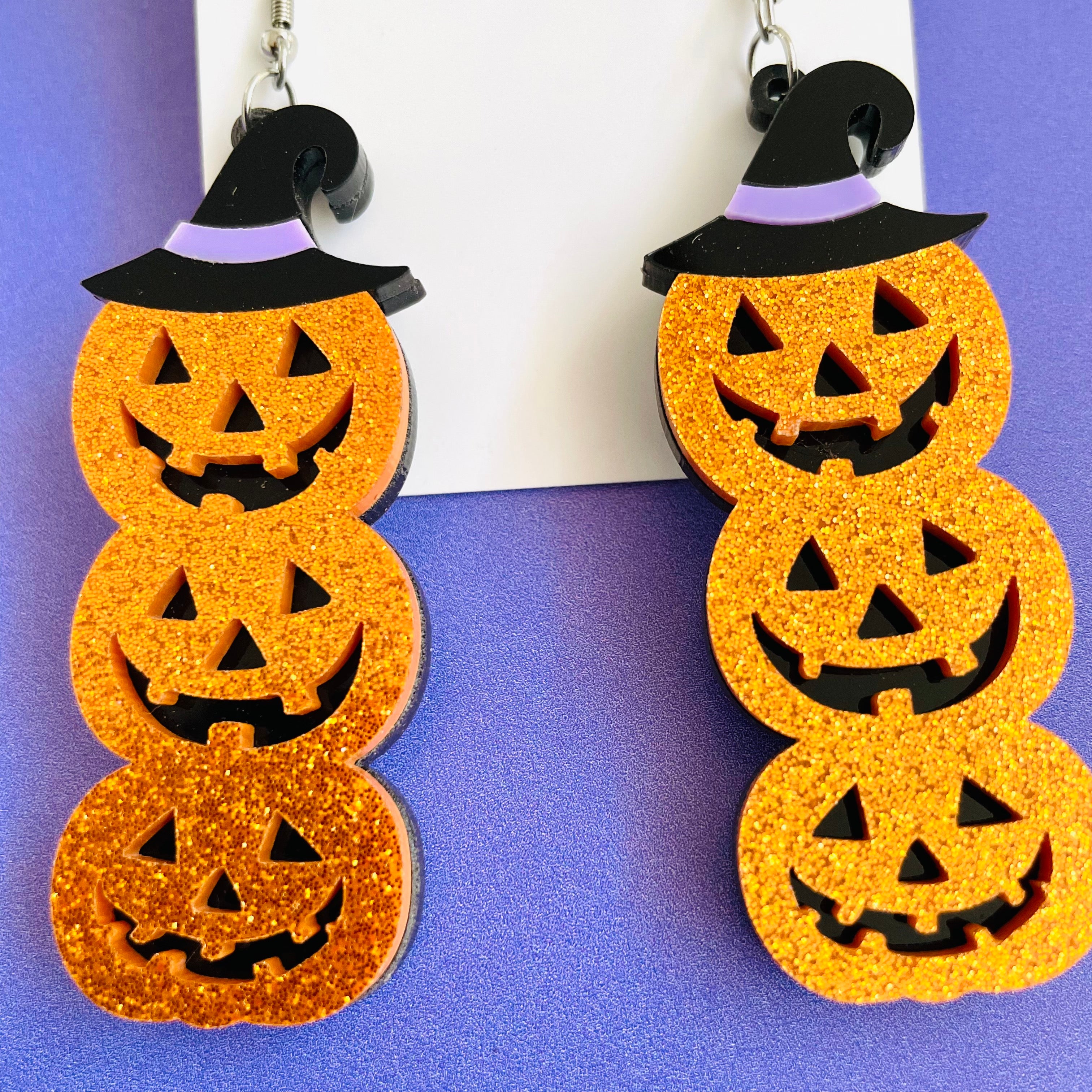 Pumpkin Stack Earrings