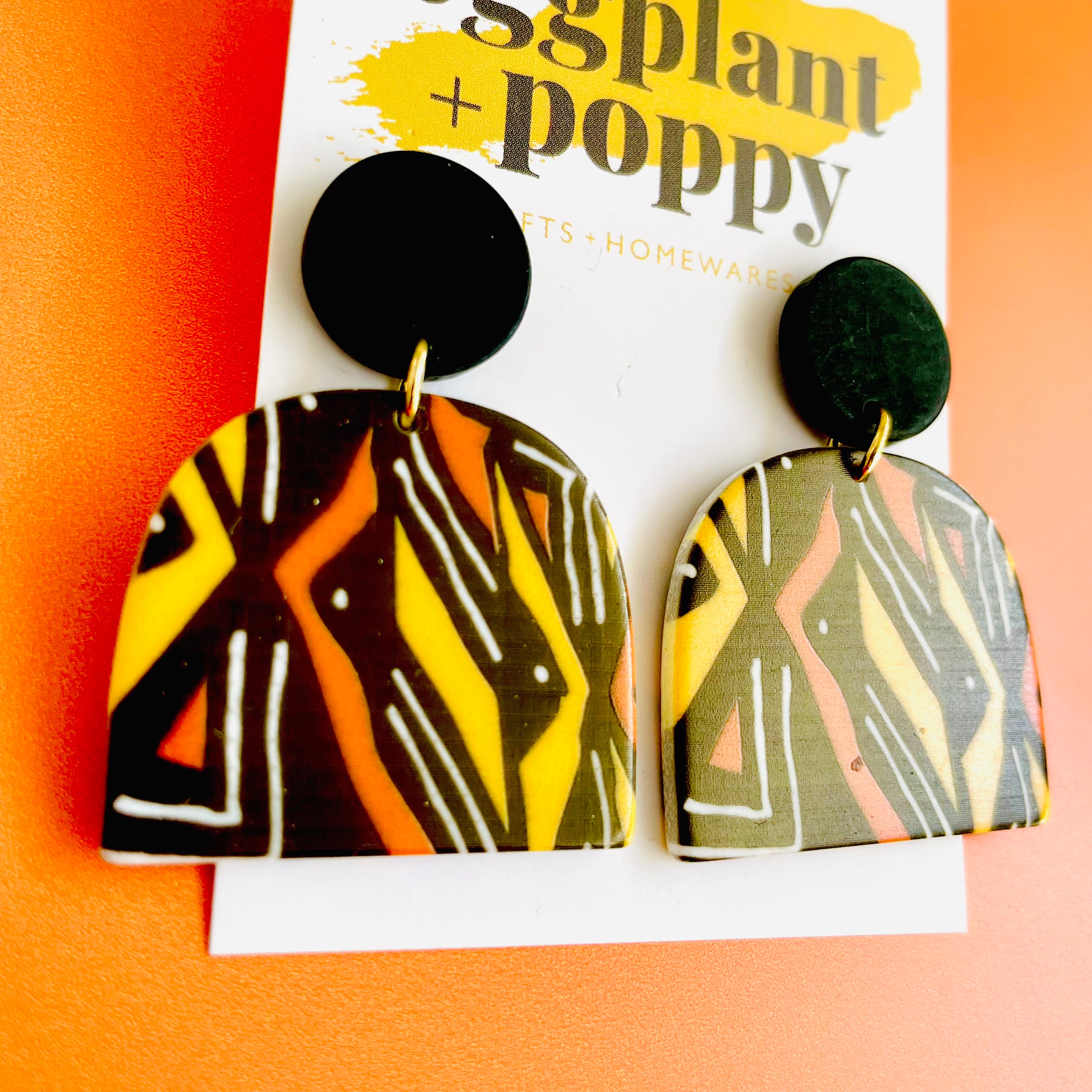 Art Earrings - Africa