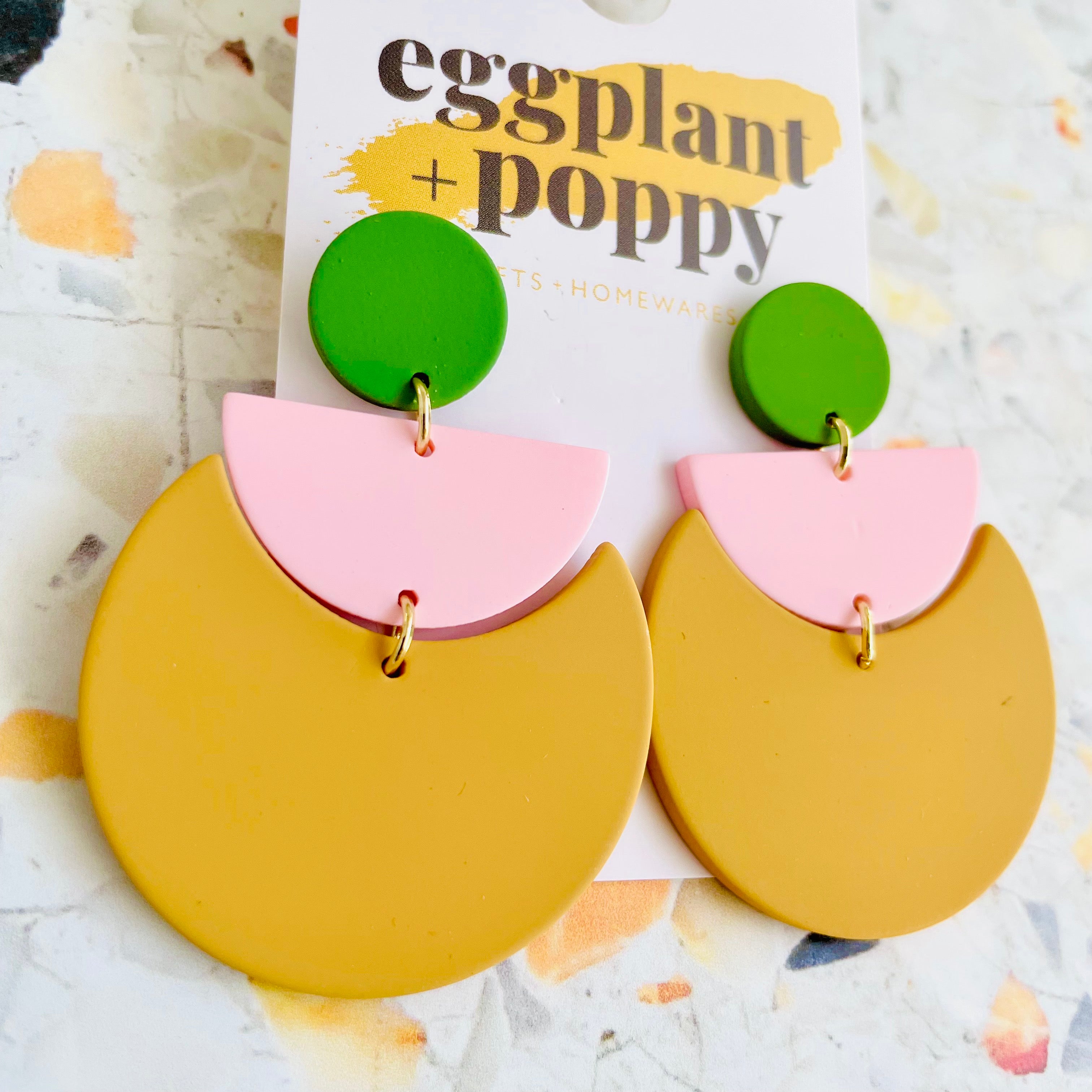 Neopolitan Shape Earrings