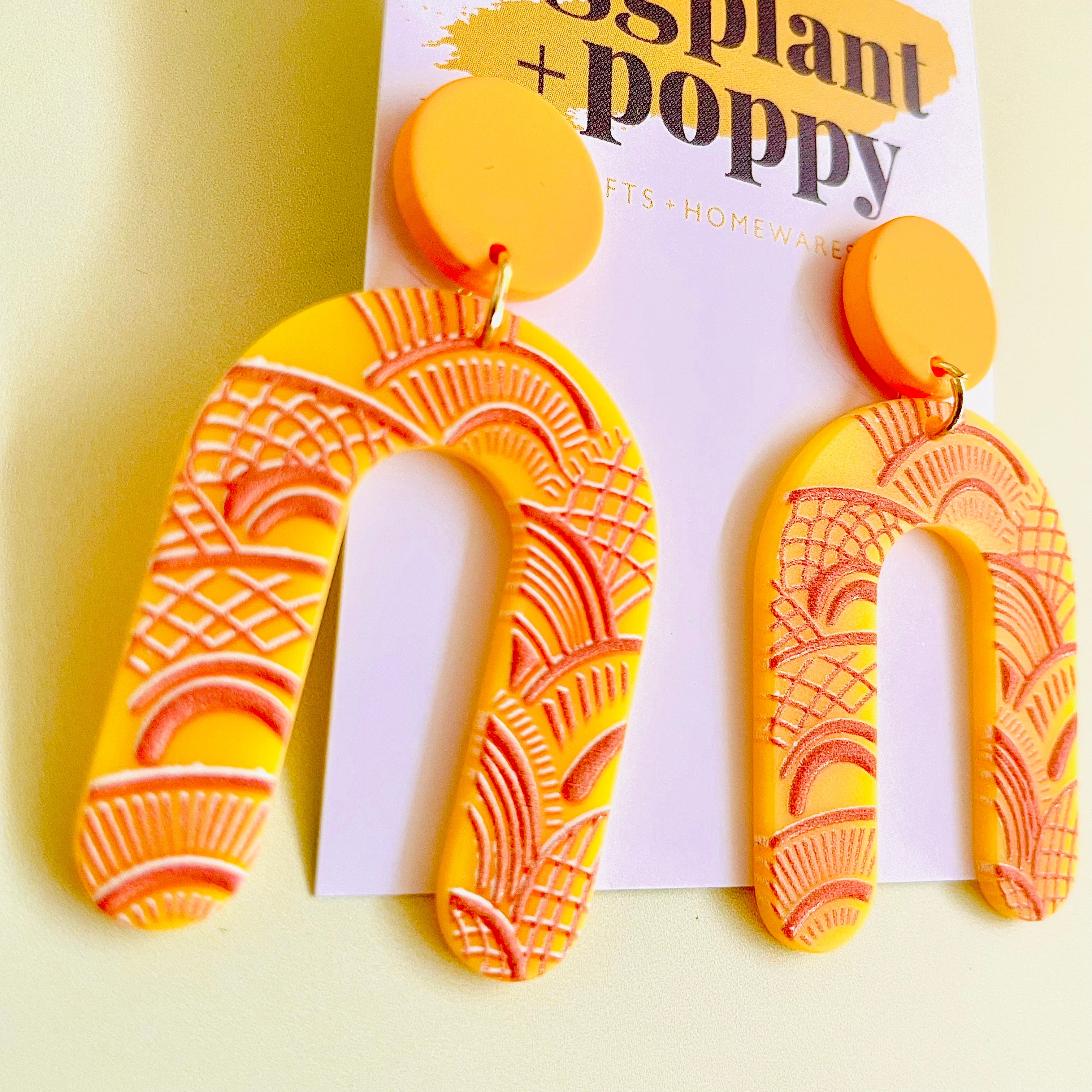 Art Earrings - Summer Arch
