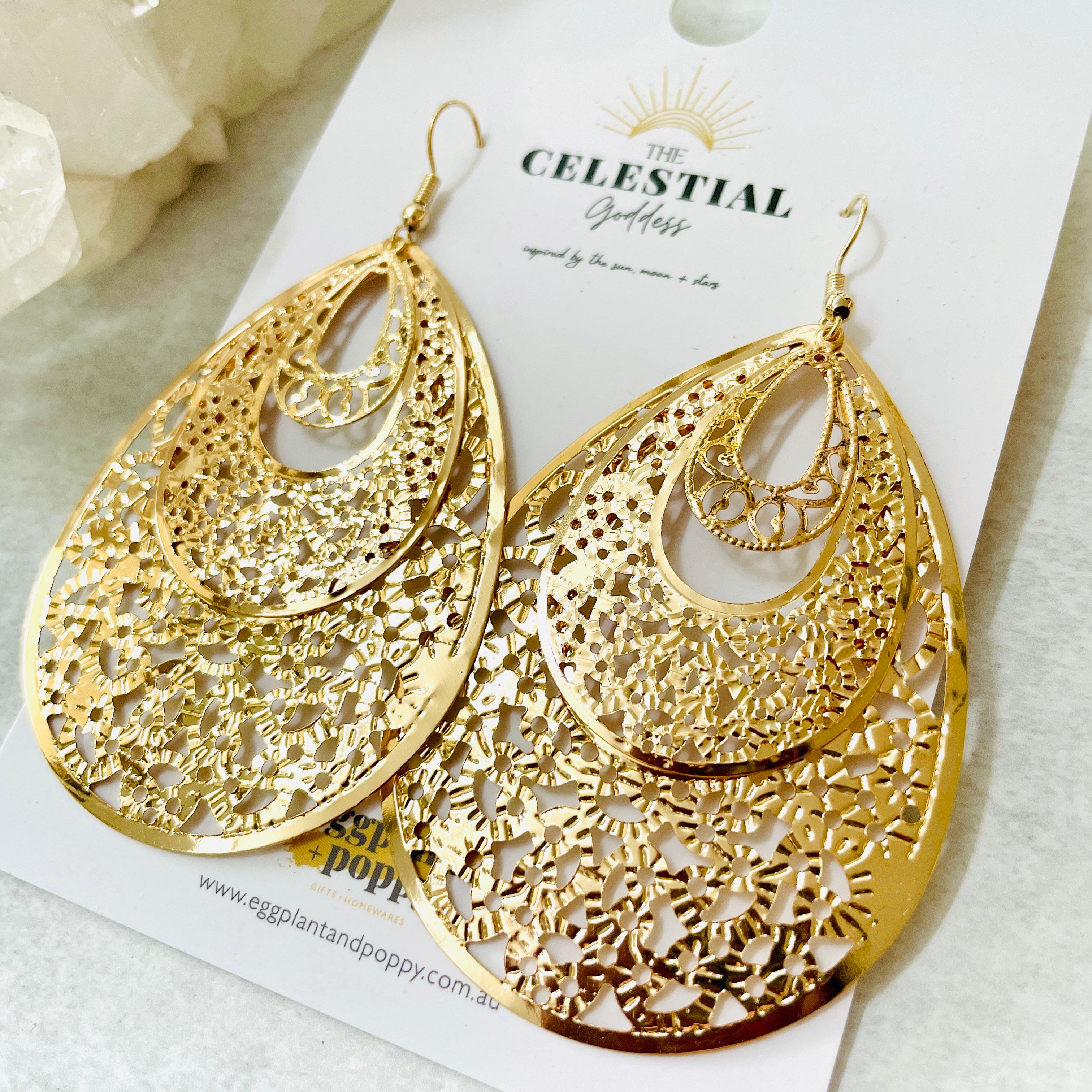 Filigree Trio Earrings