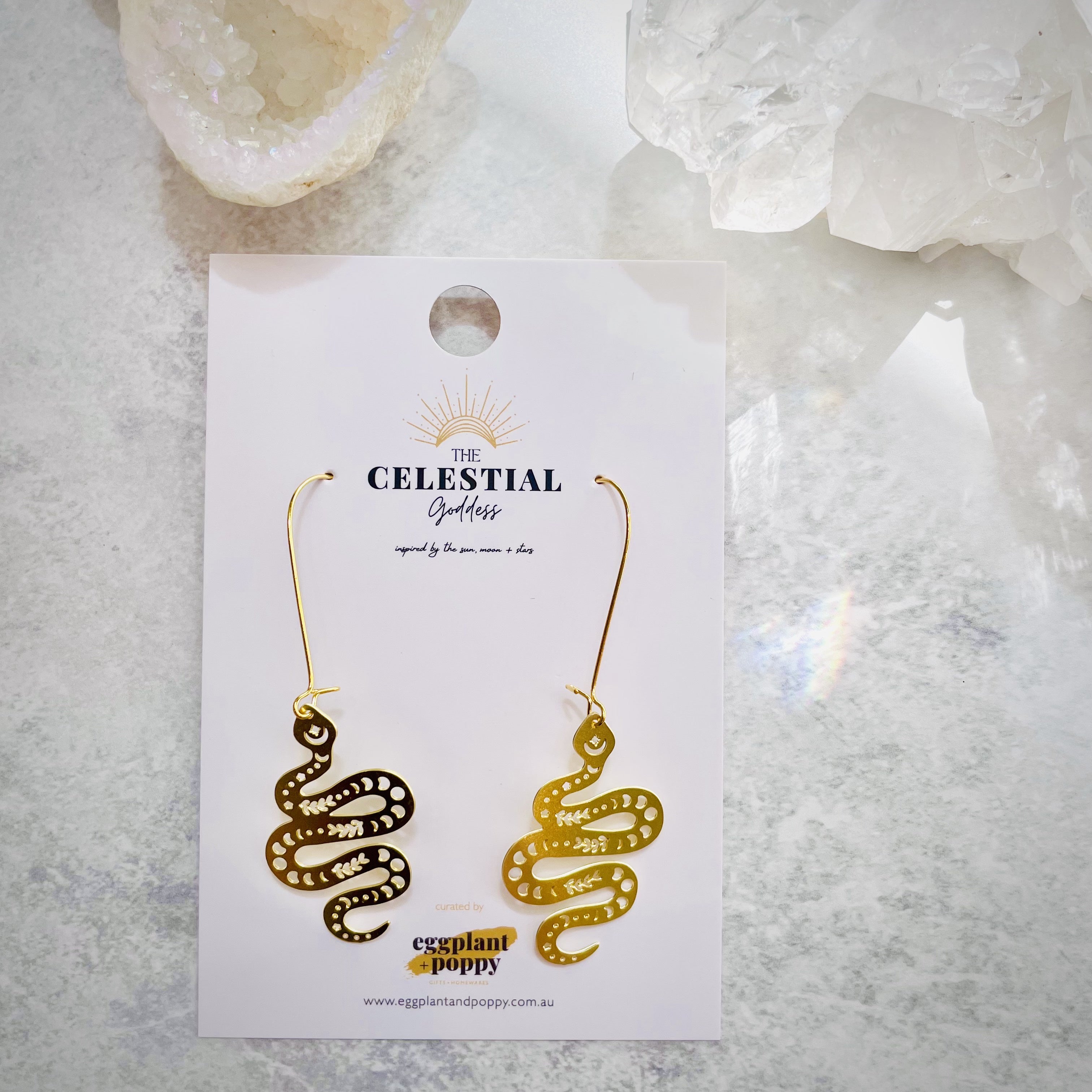 Gaia Serpent Earrings