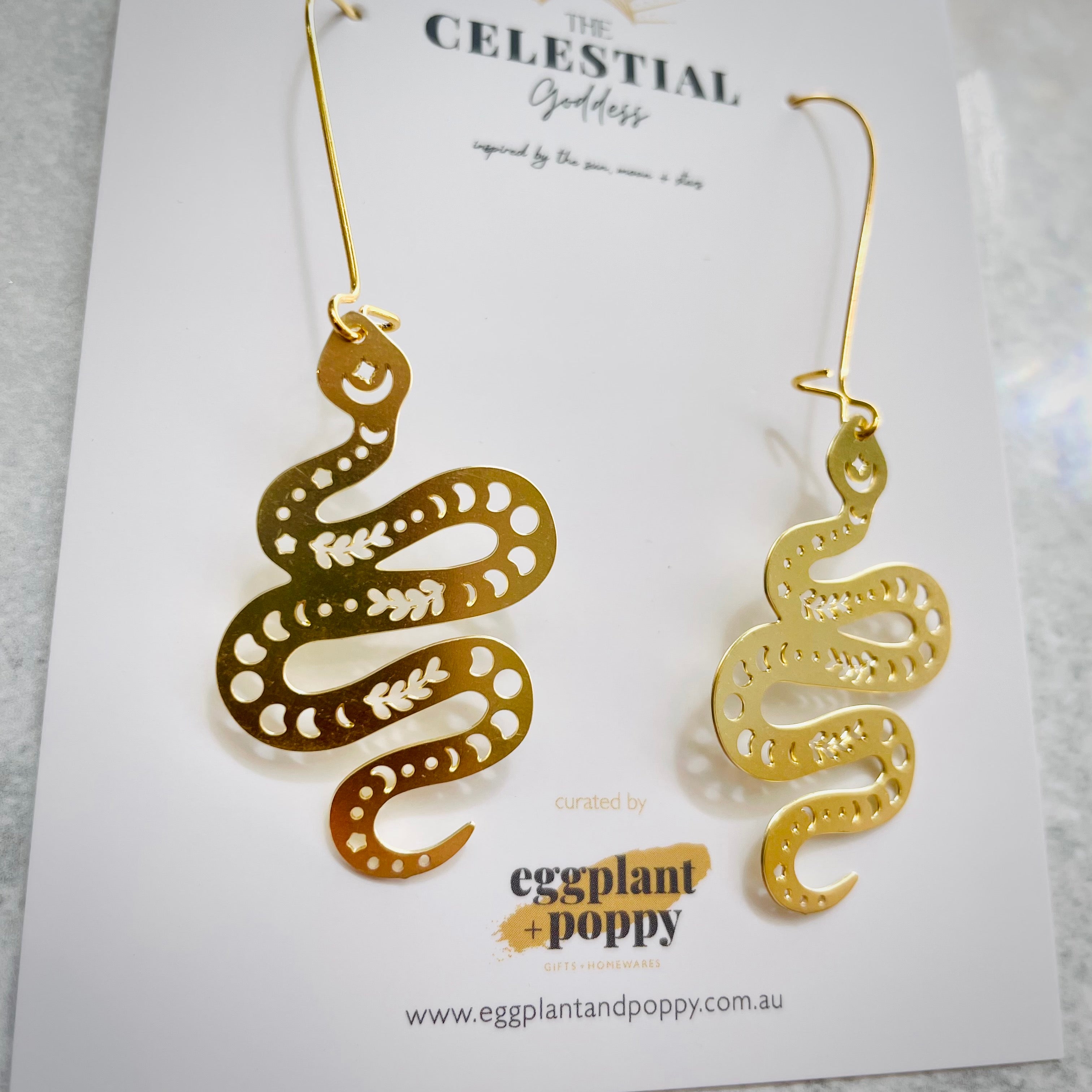 Gaia Serpent Earrings