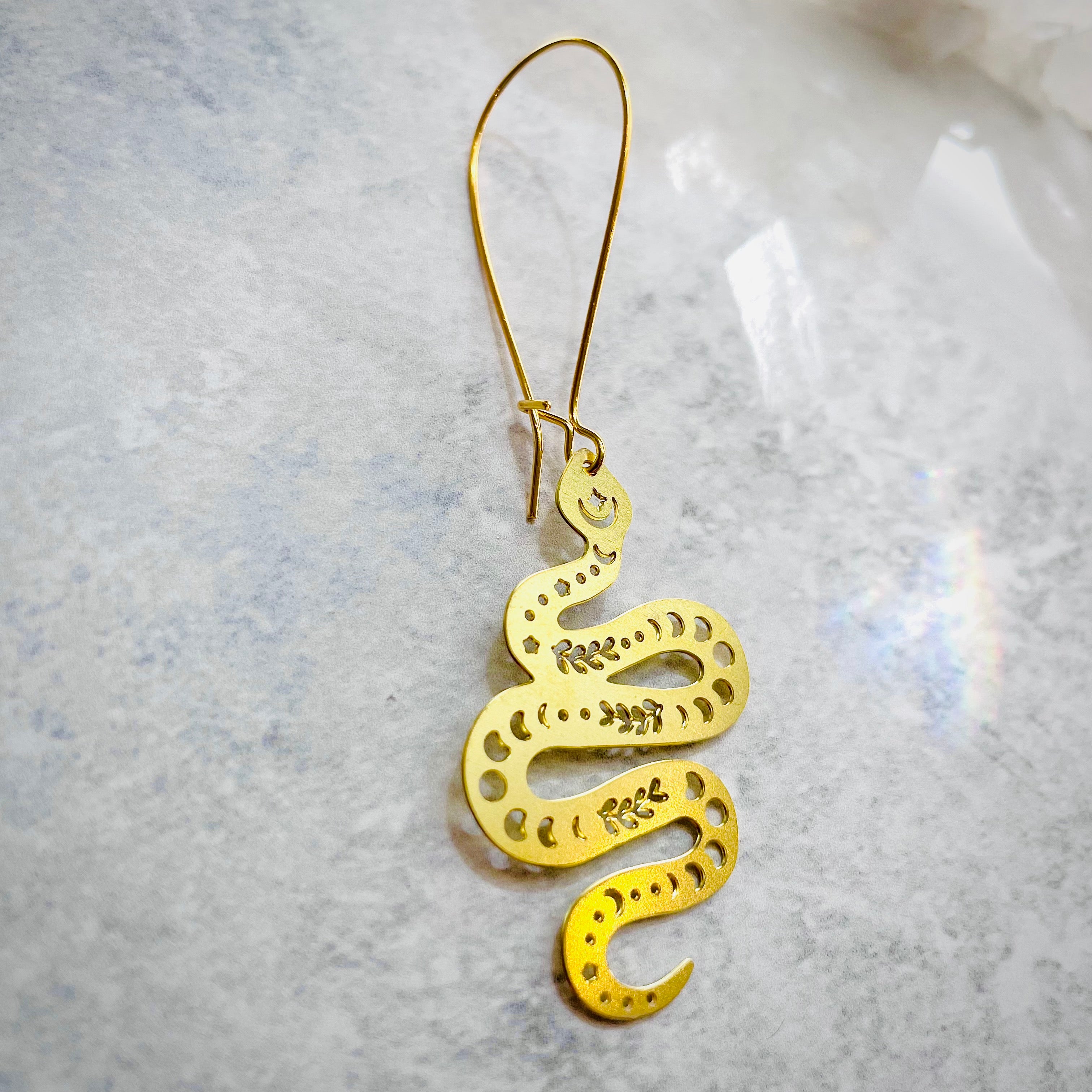 Gaia Serpent Earrings