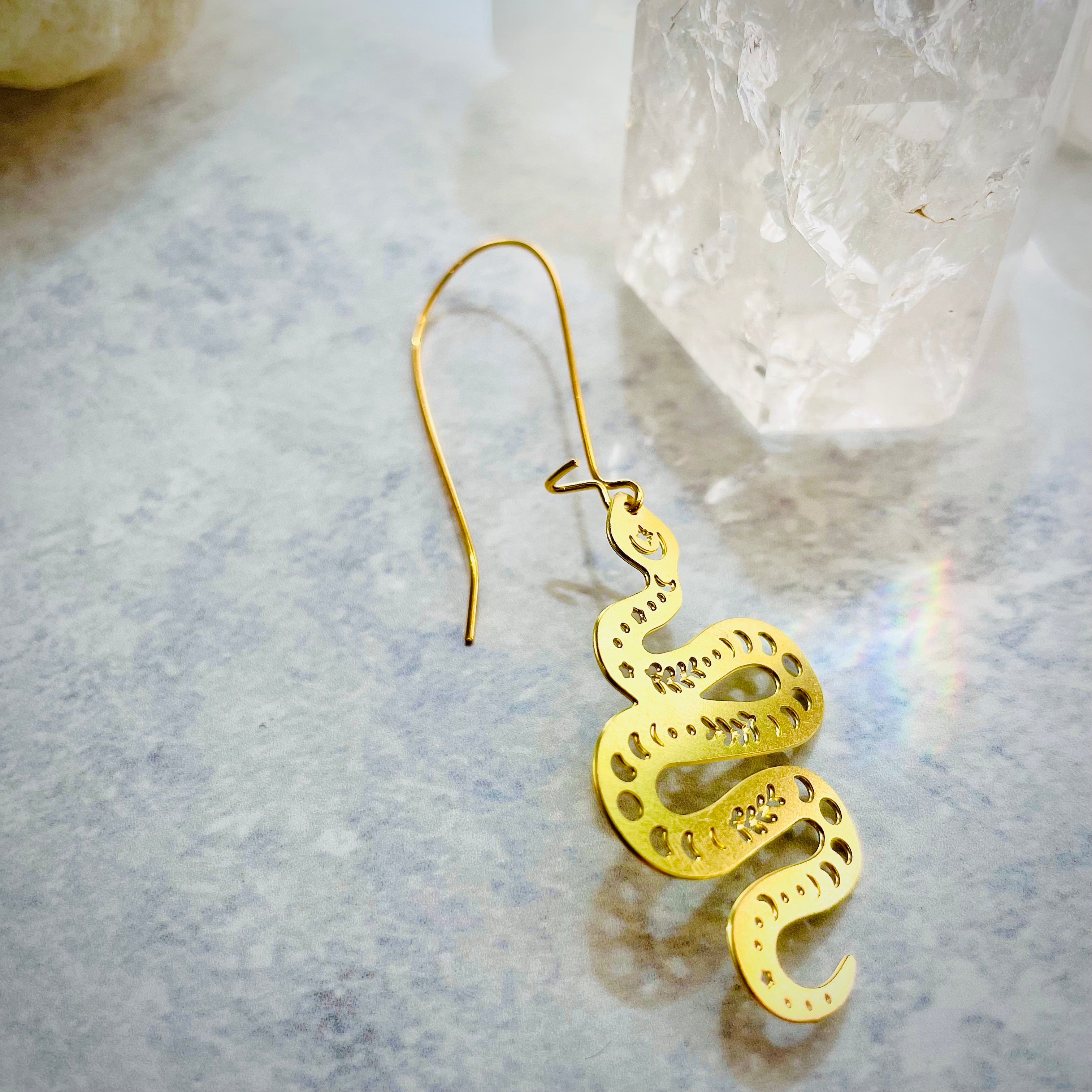 Gaia Serpent Earrings