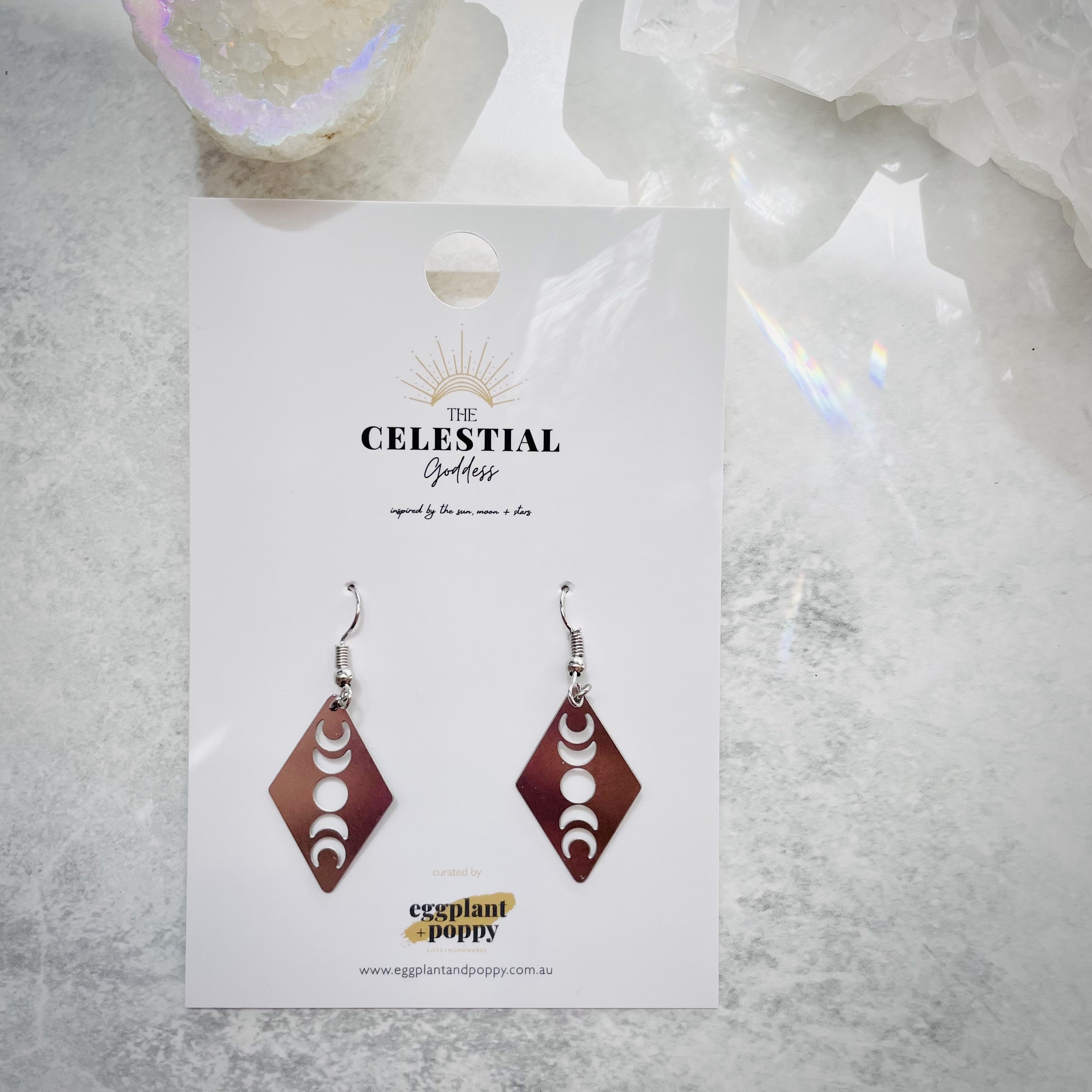 Diamond Luna Earrings