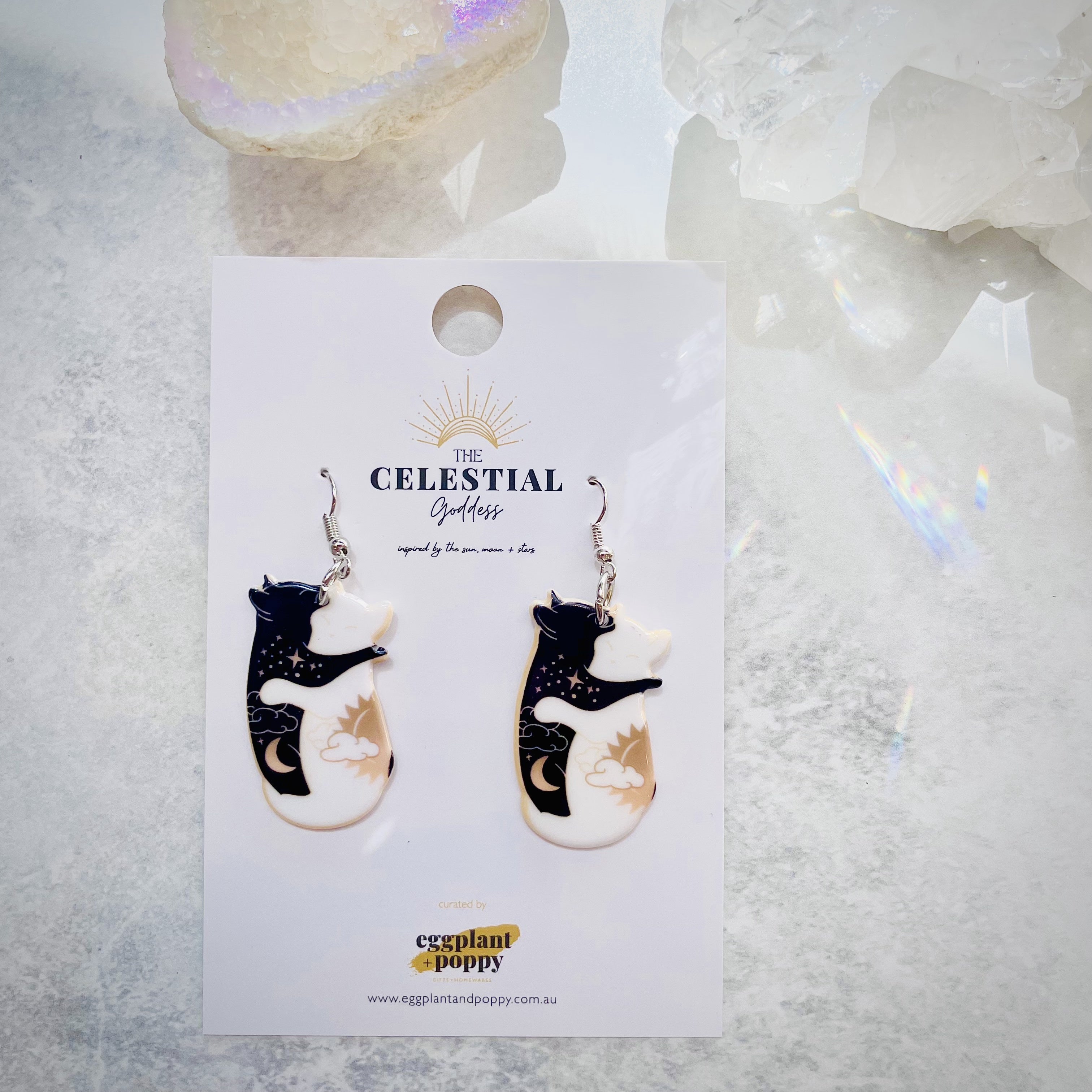 Cosmic Cat Earrings