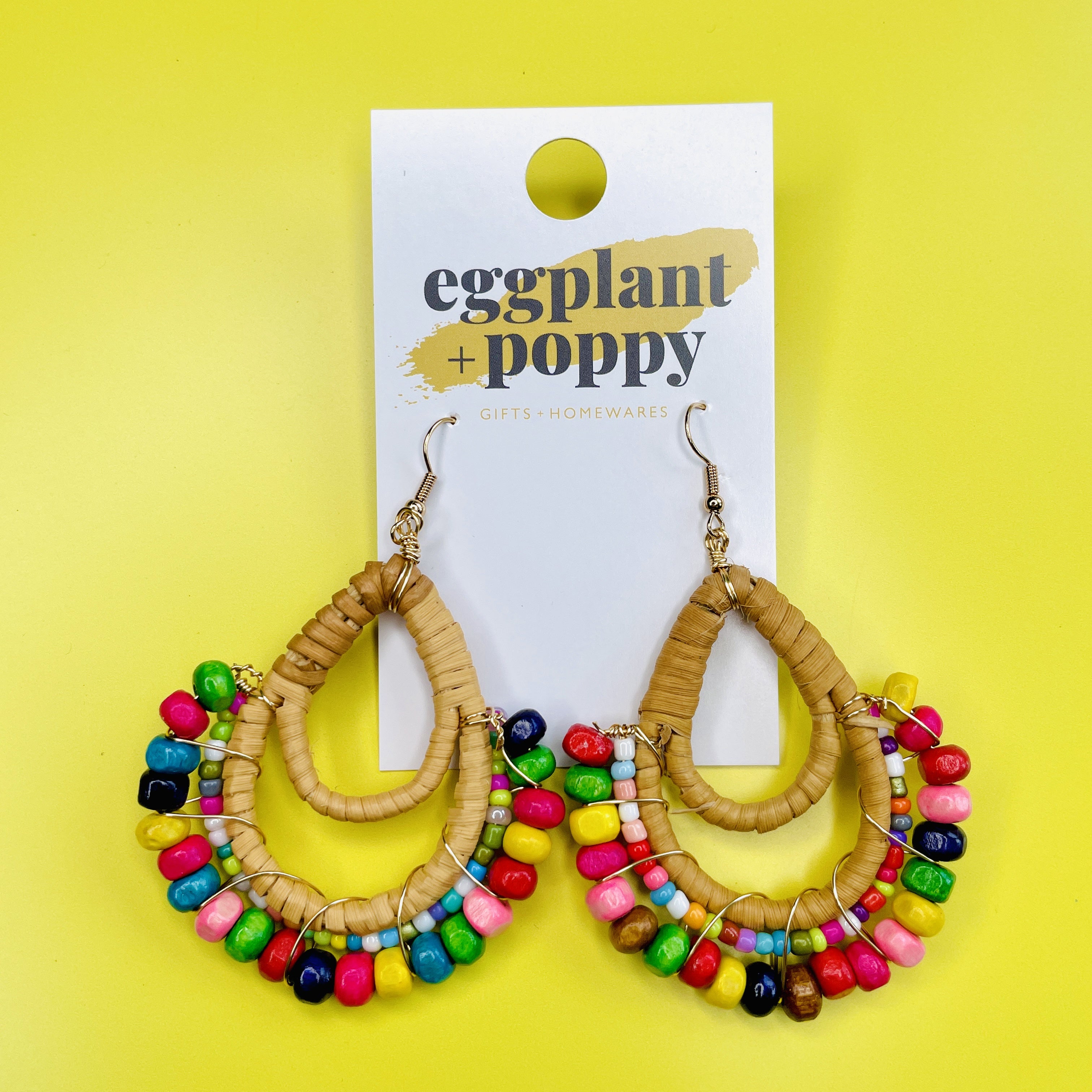 Colourful Bead Earrings