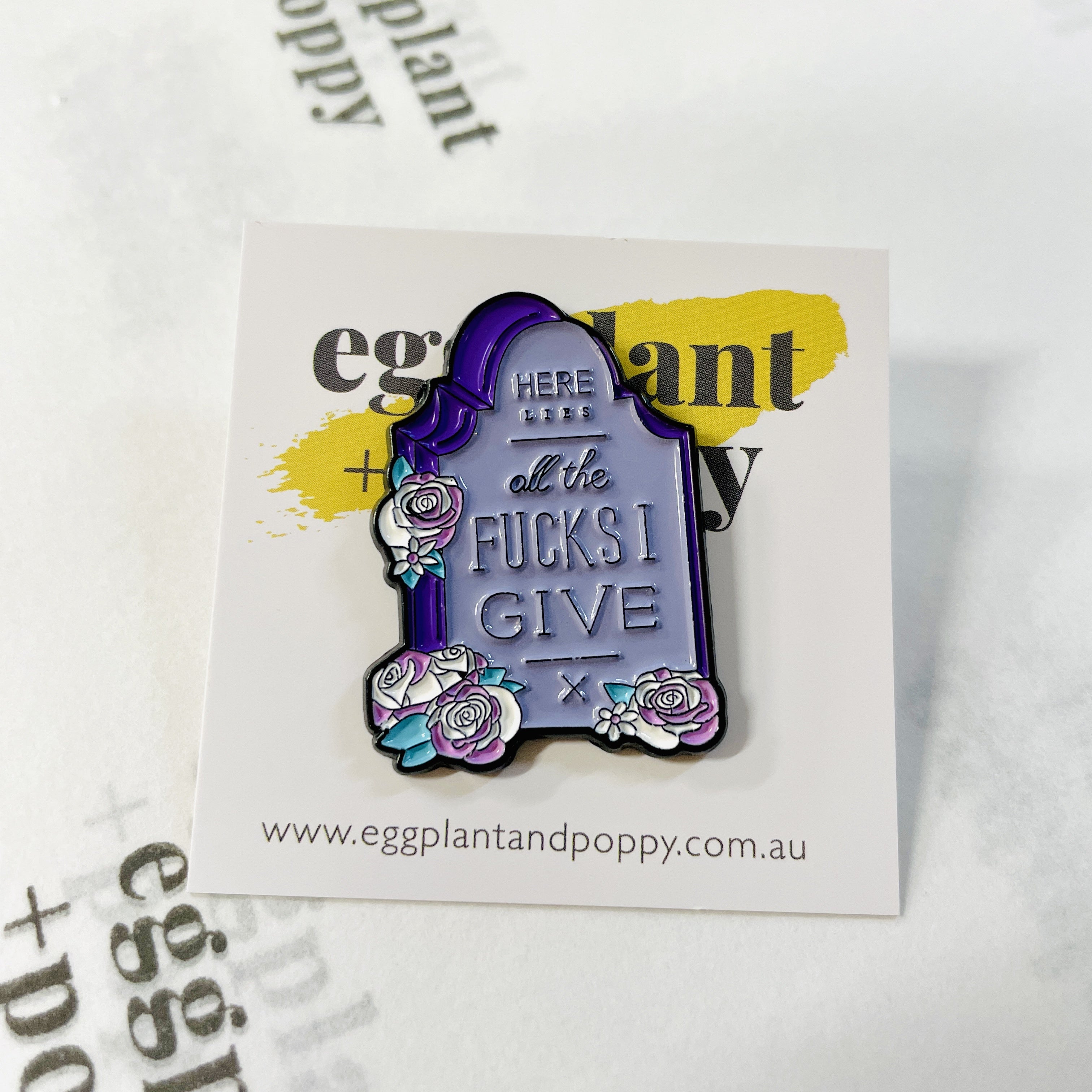 Enamel Pin - Fucks I Give