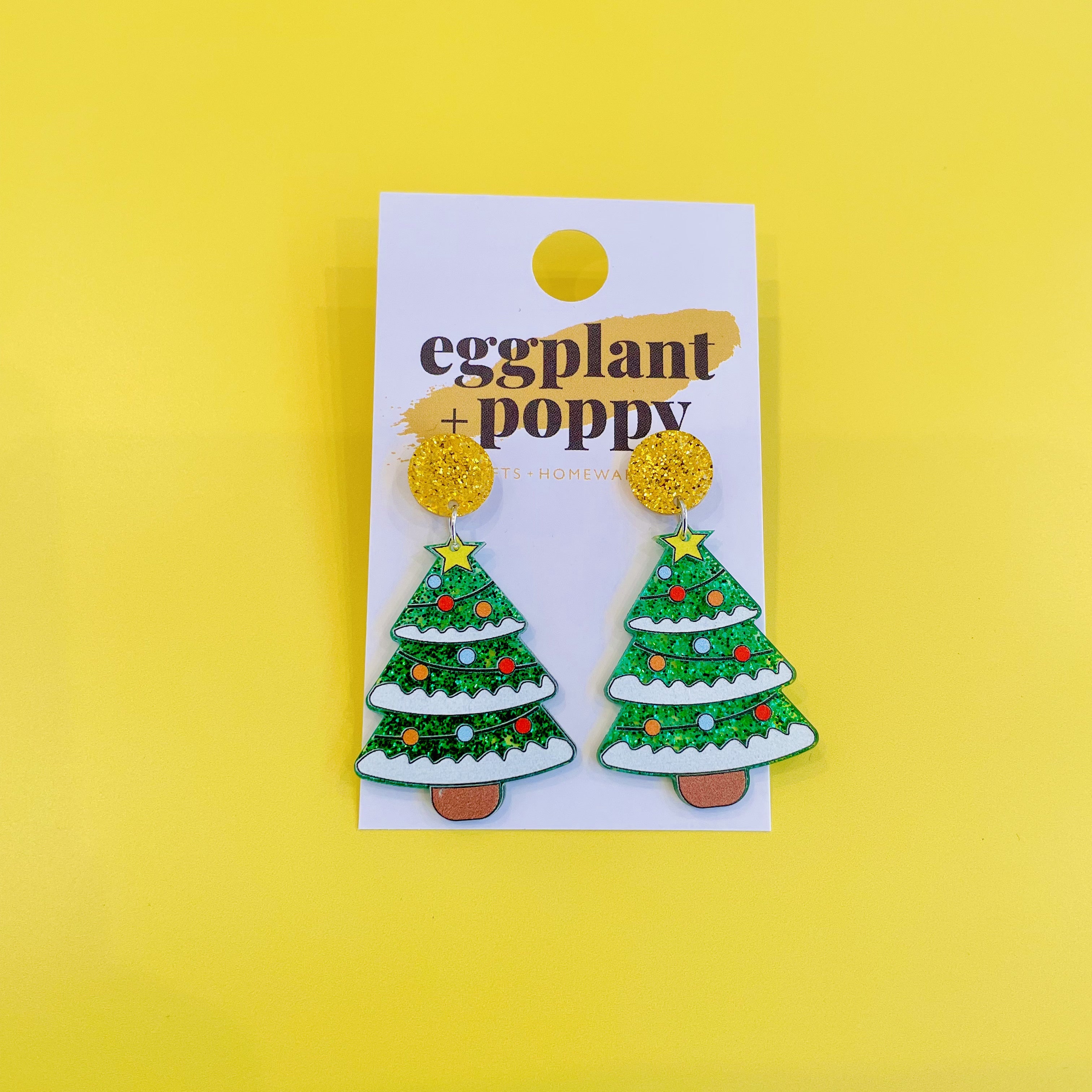 Cute Christmas Tree Earrings