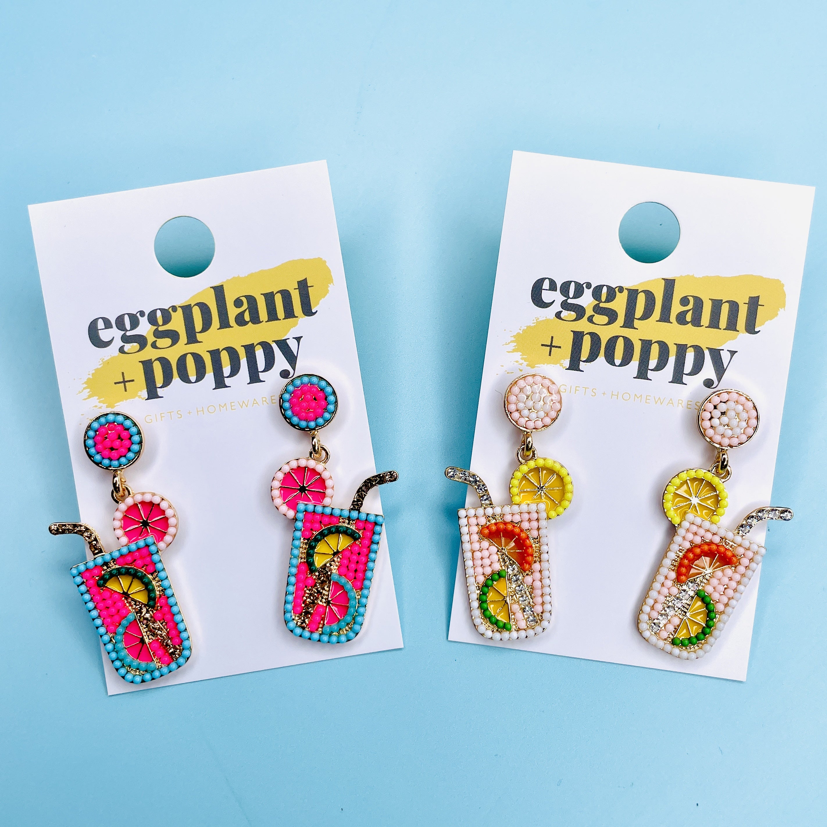Tropical Cocktail Earrings