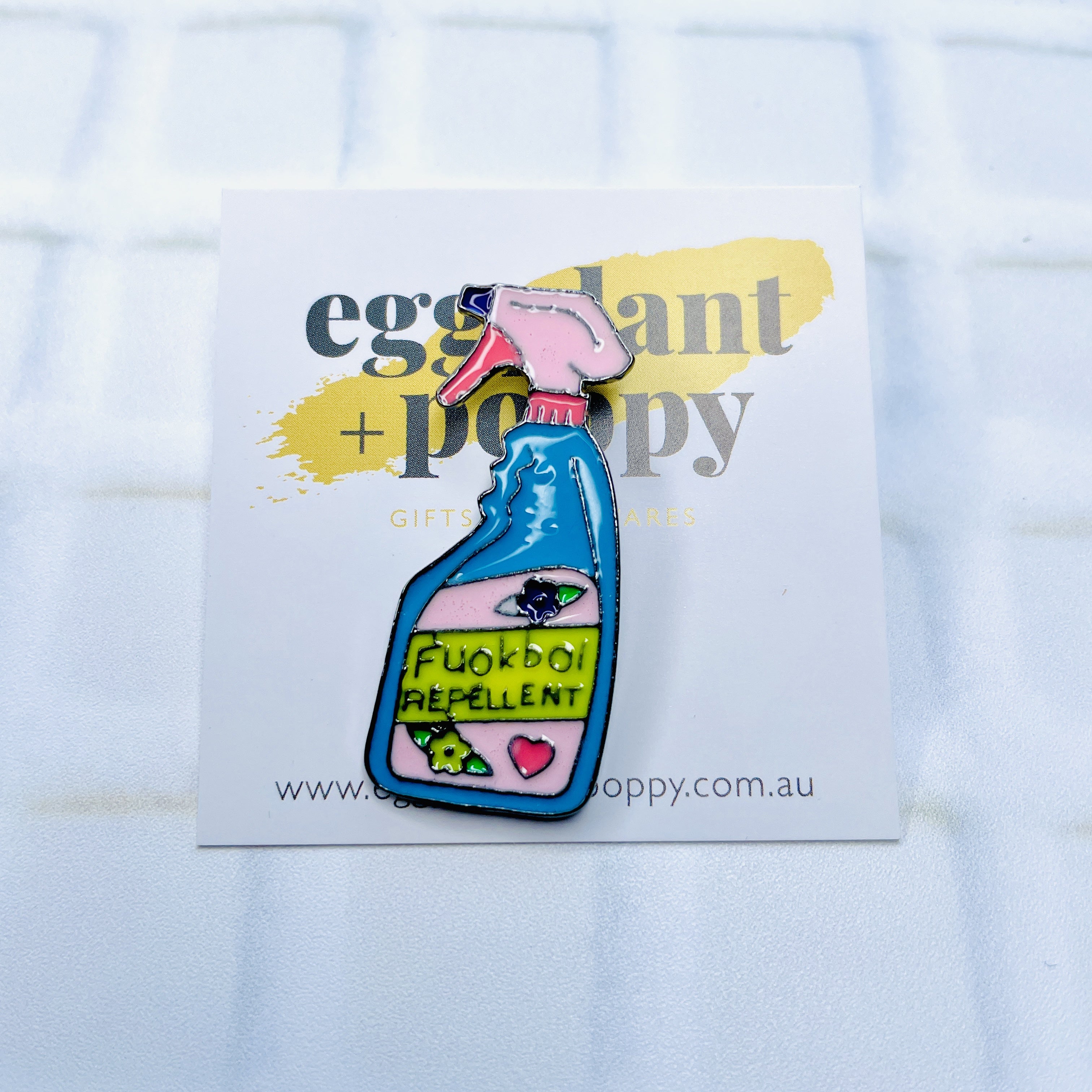 Enamel Pin - Fuckboi Repellent