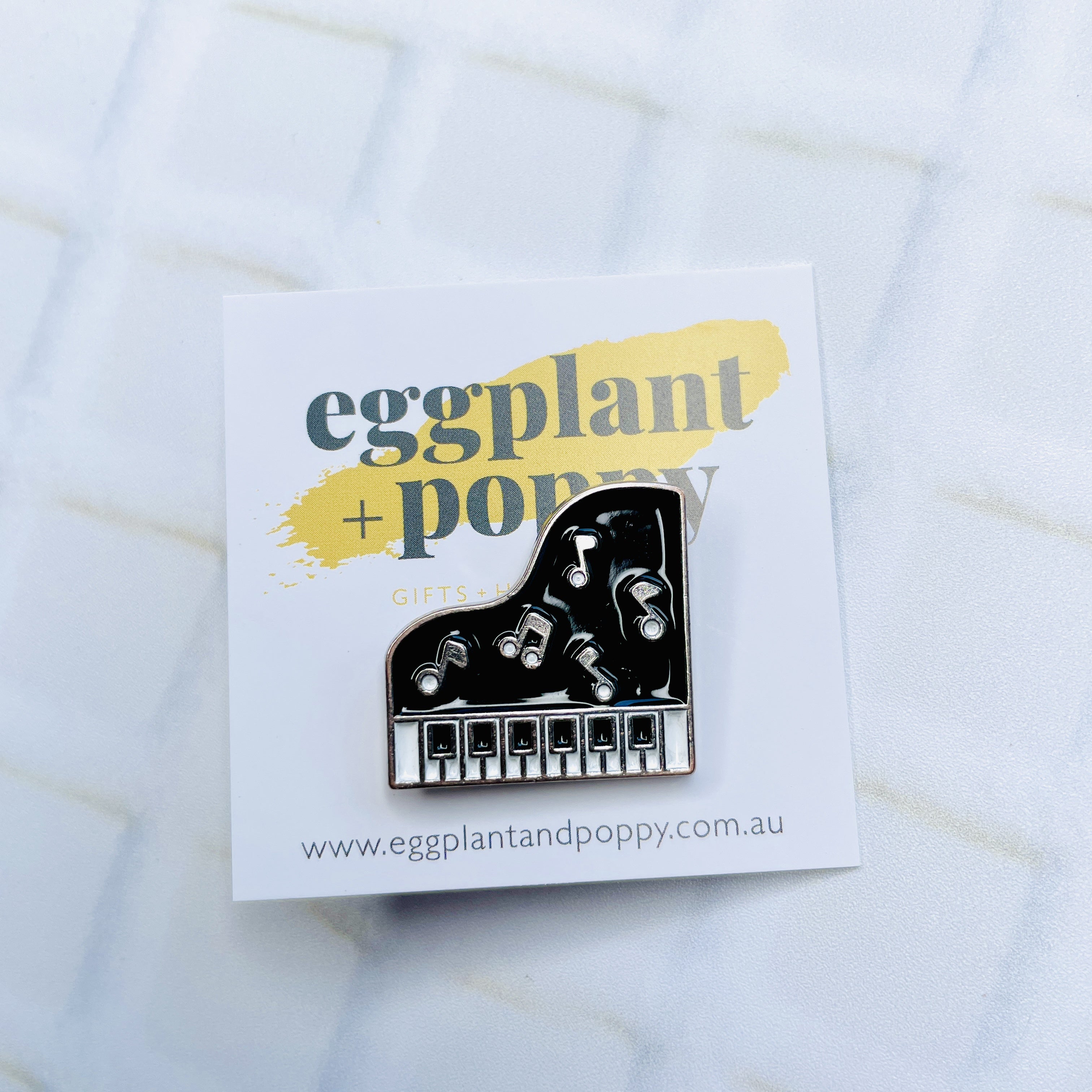 Enamel Pin - Piano