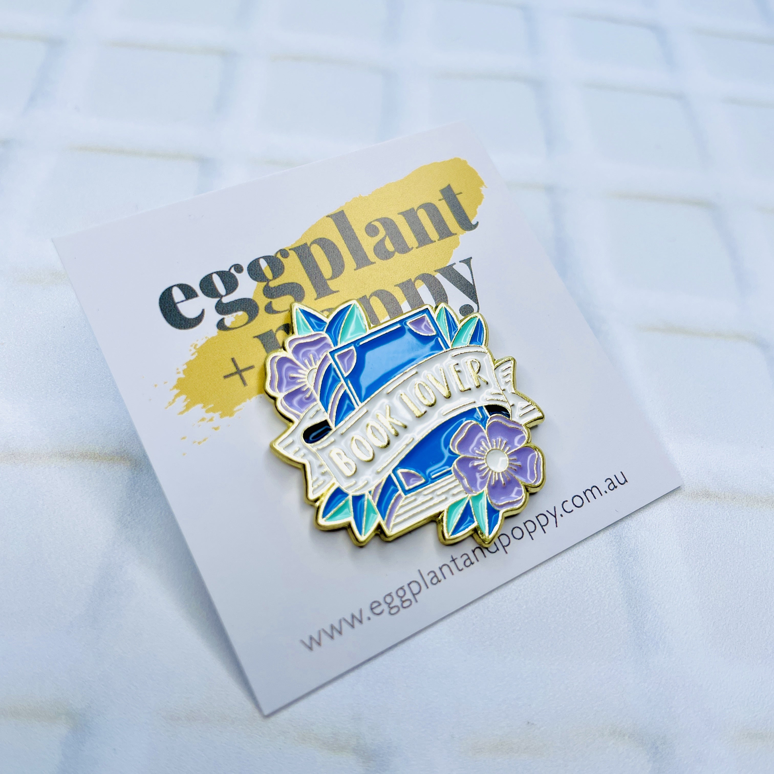 Enamel Pin - Book Lover