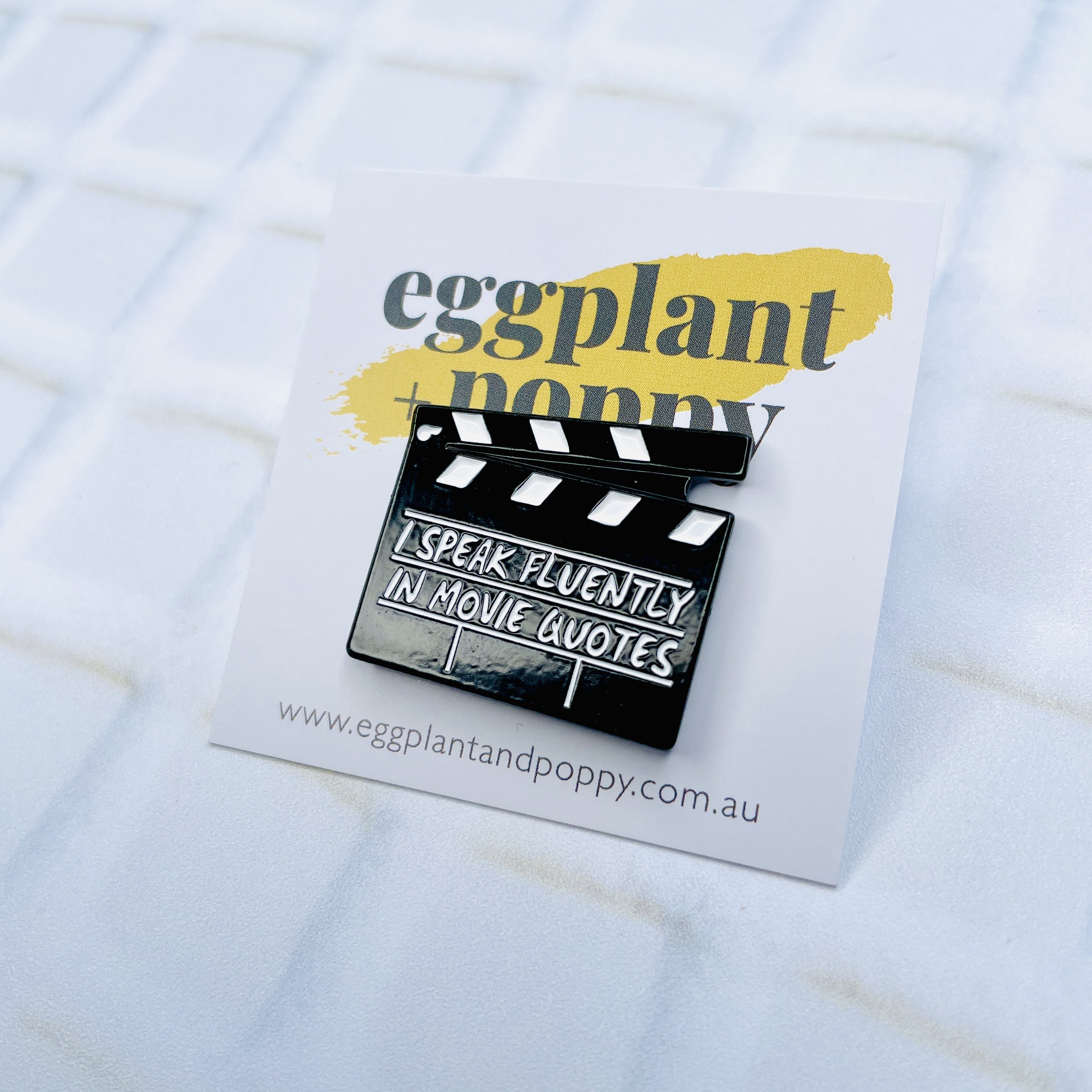 Enamel Pin - Movie Quotes