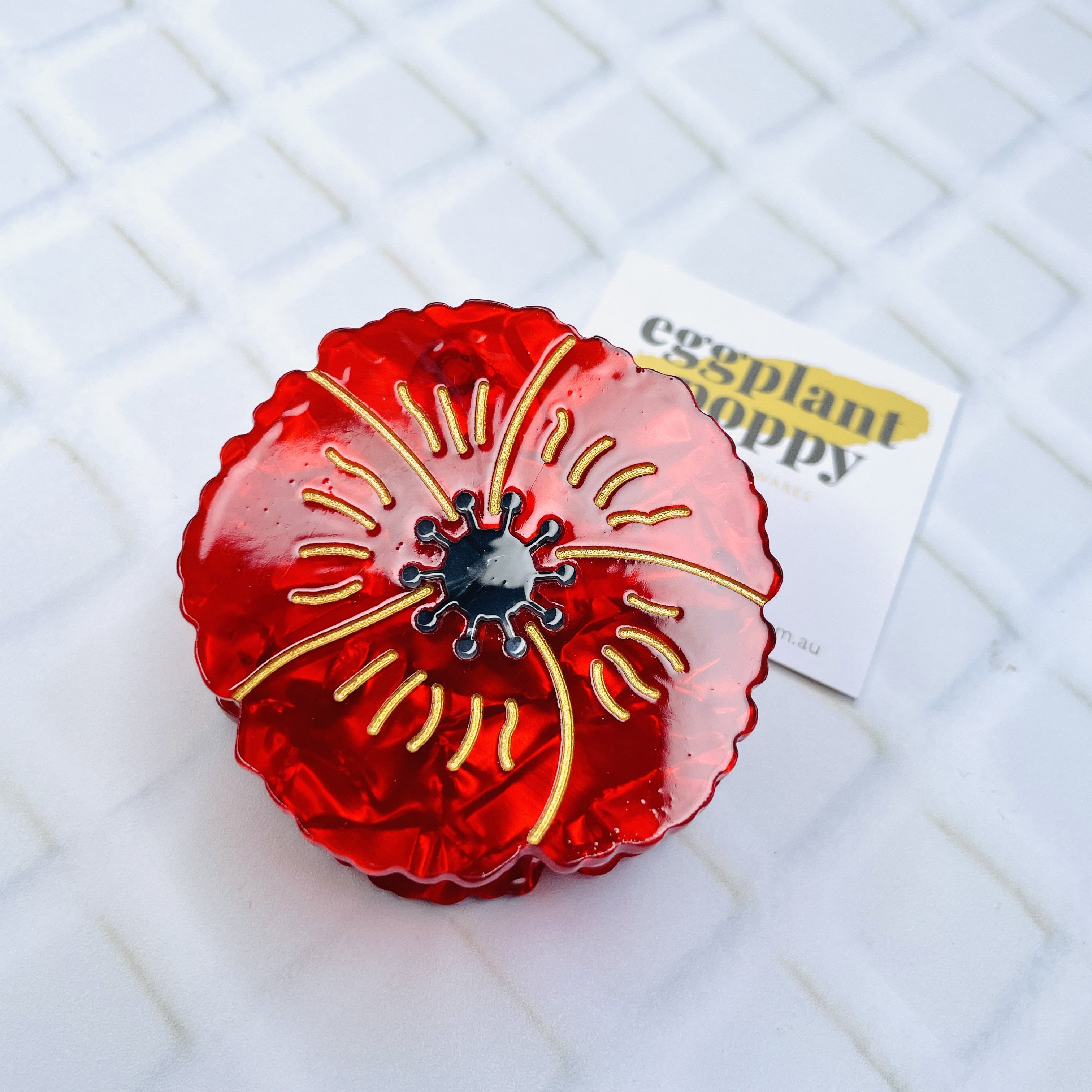 Poppy Hair Clip