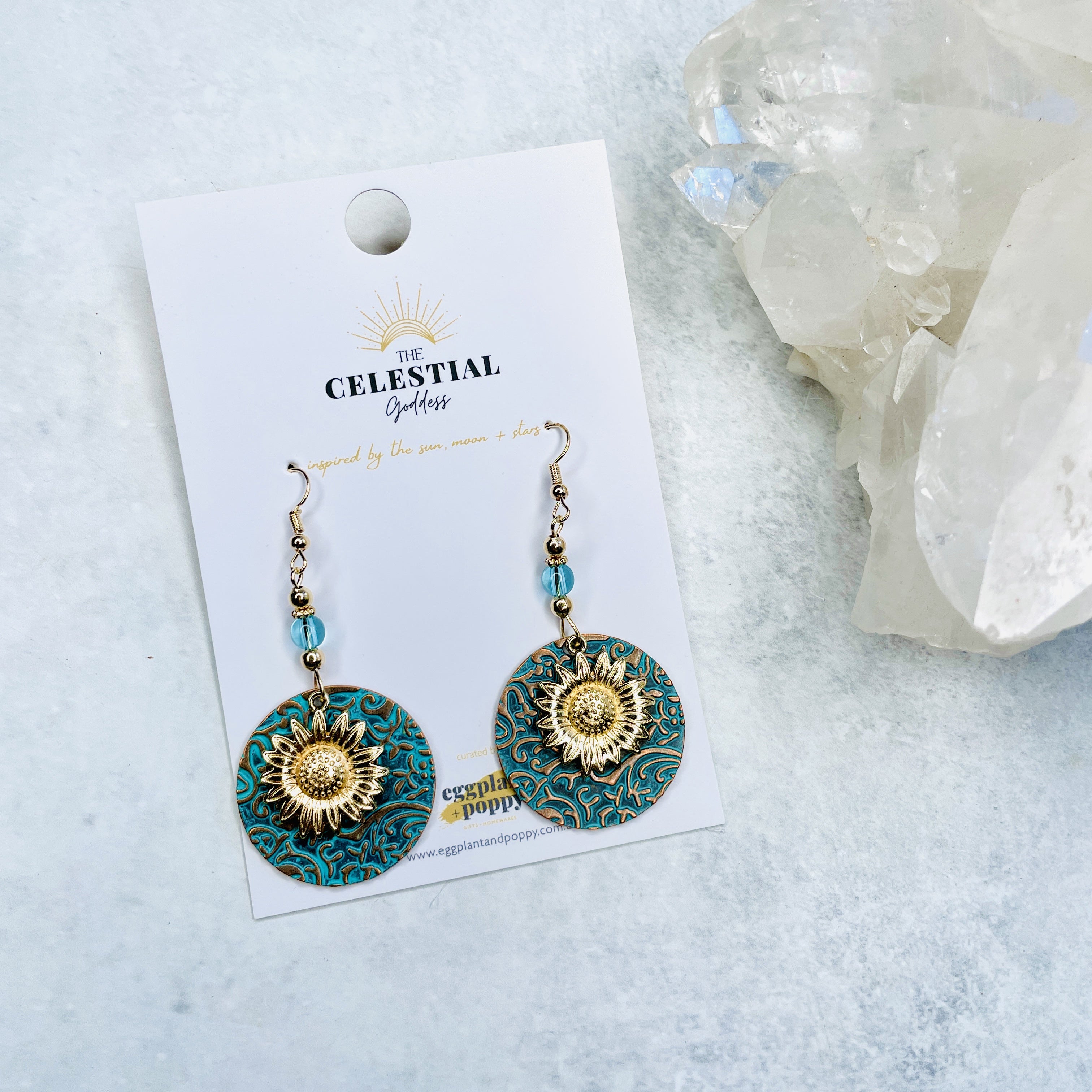 Sunflower Queen Earrings