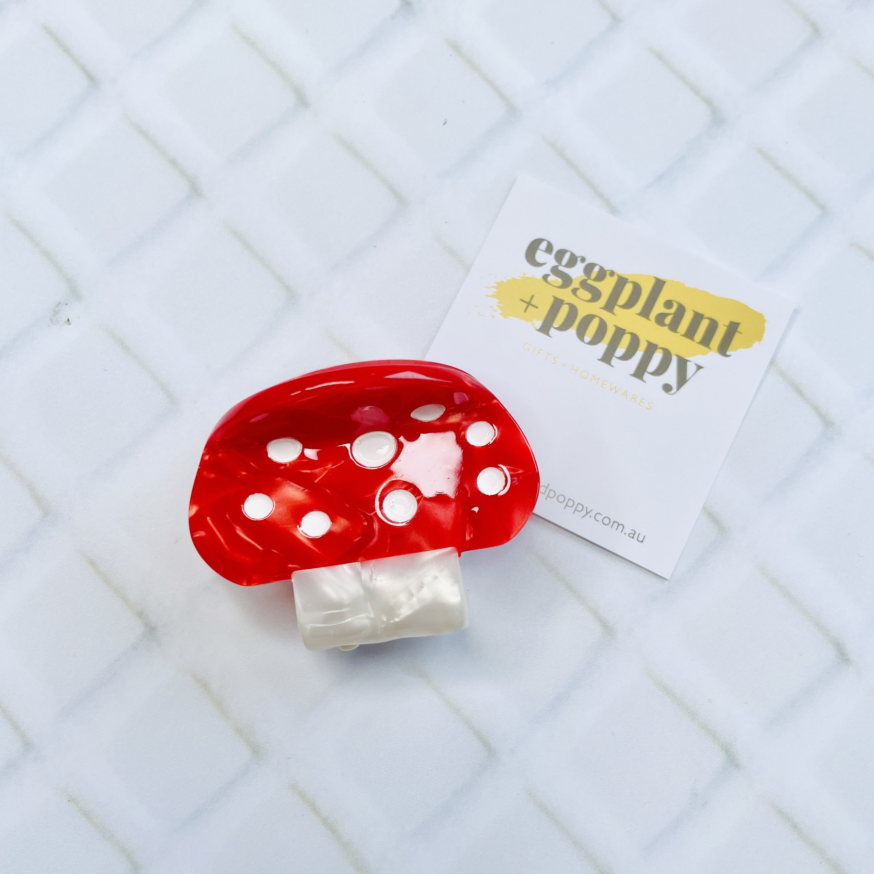 Toadstool Hair Clip
