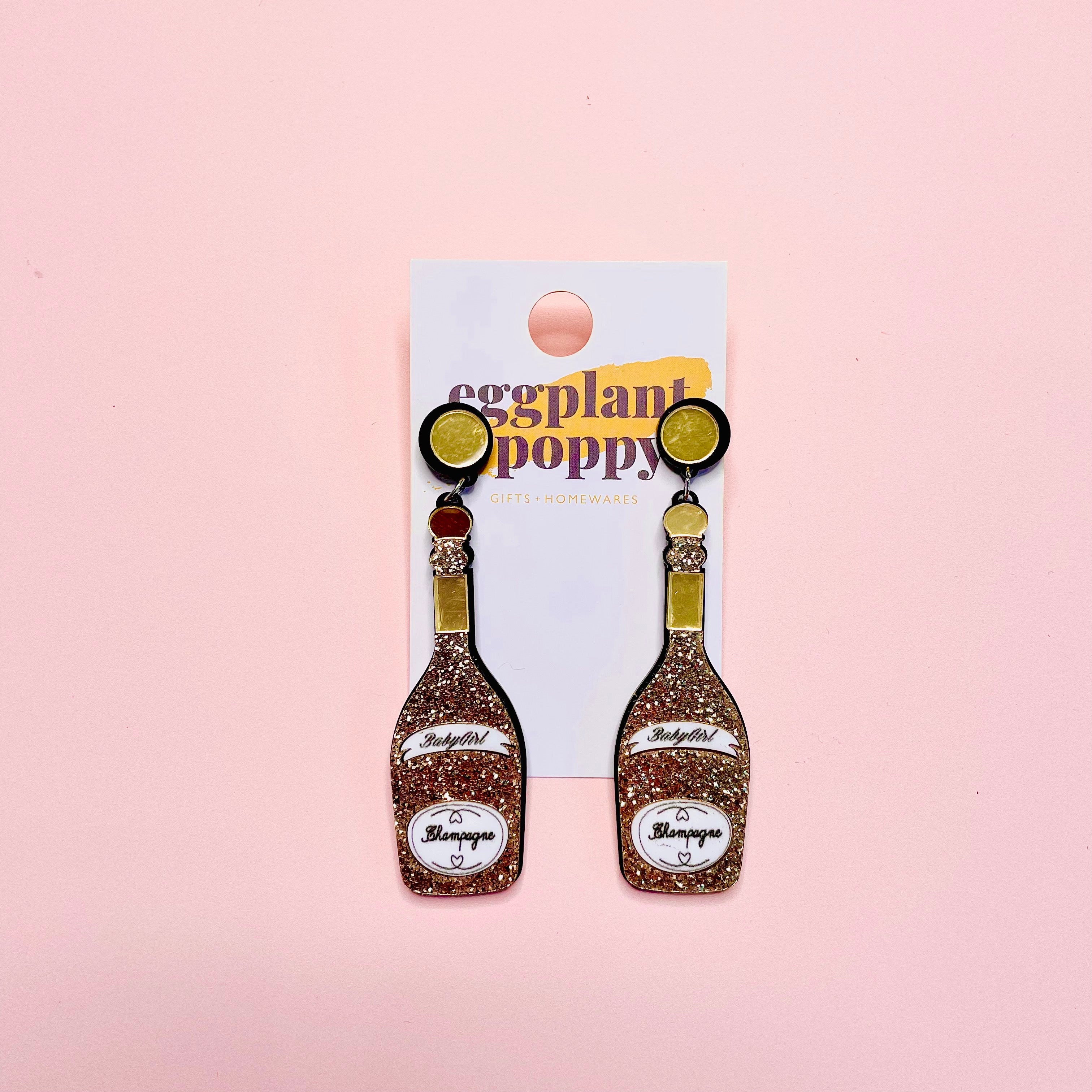 Champagne Earrings