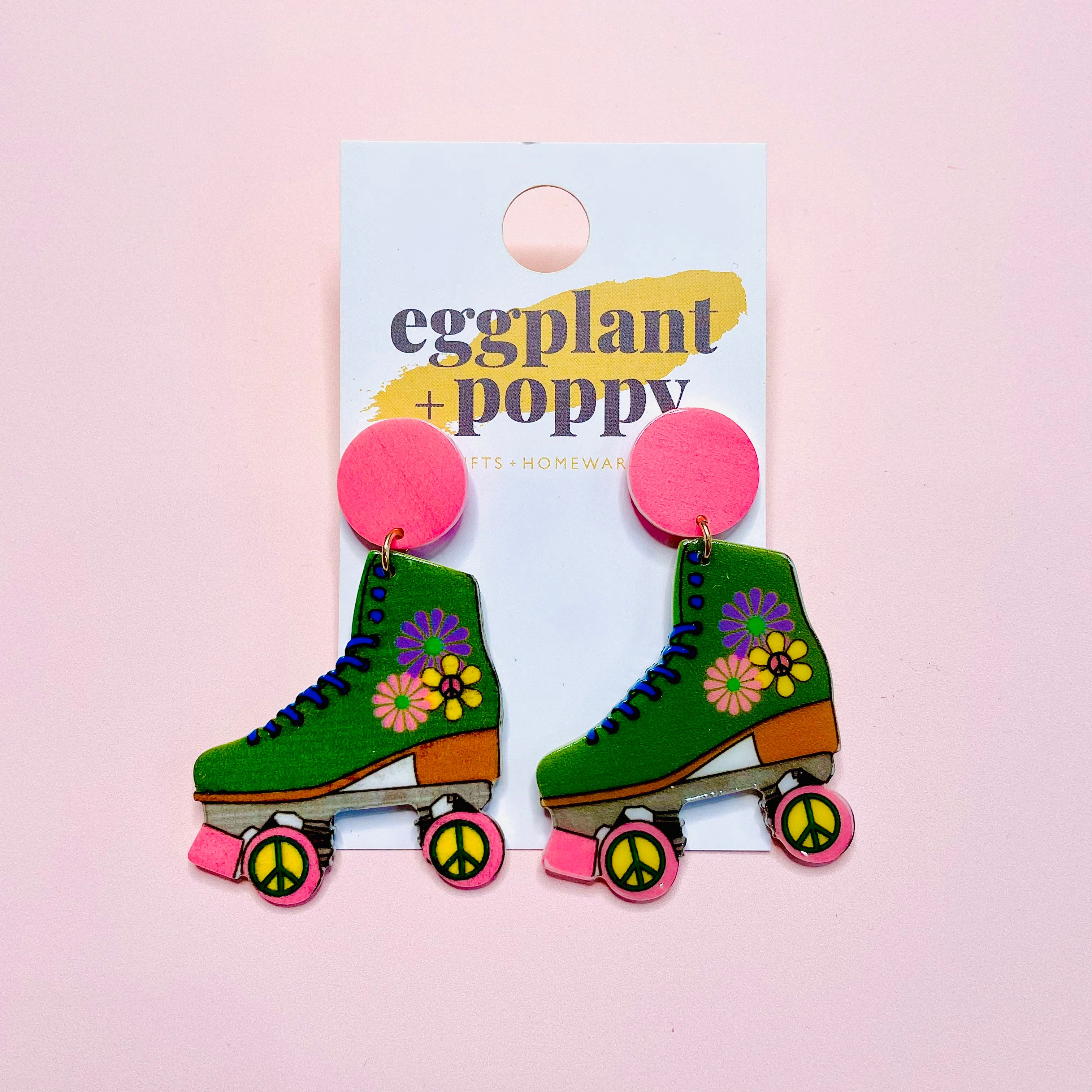 Retro Roller Skate Earrings