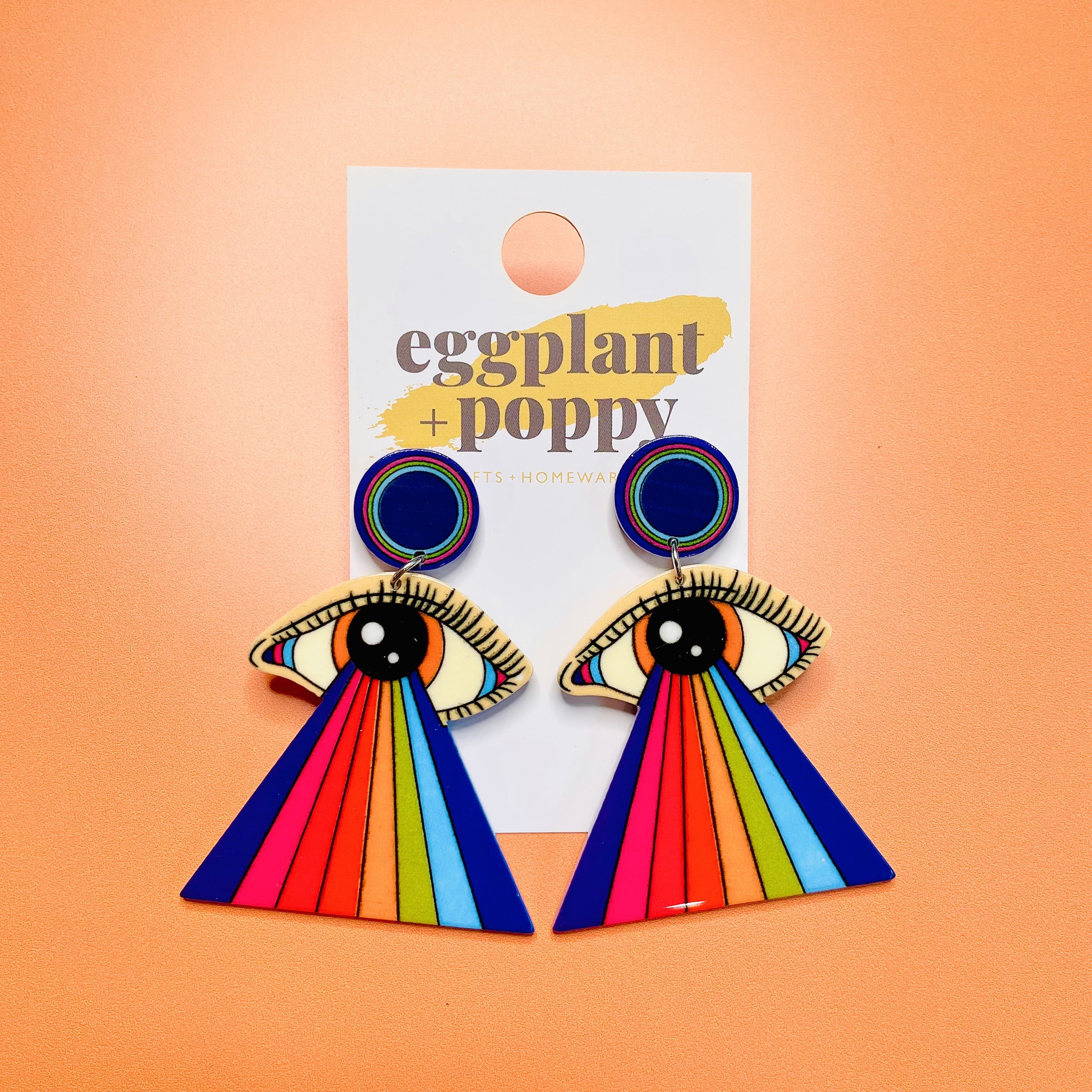 Psychedelic Eye Earrings