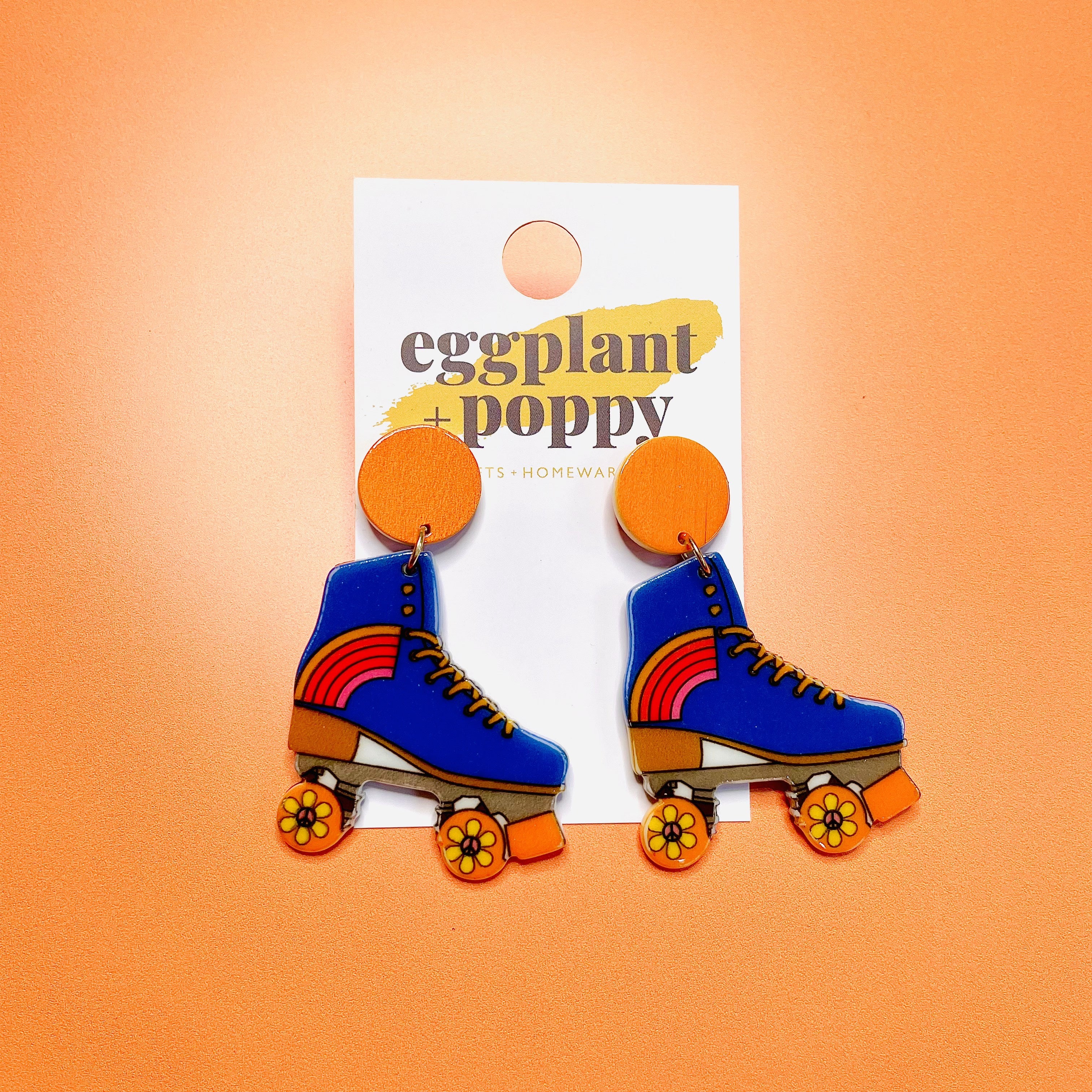 Retro Roller Skate Earrings