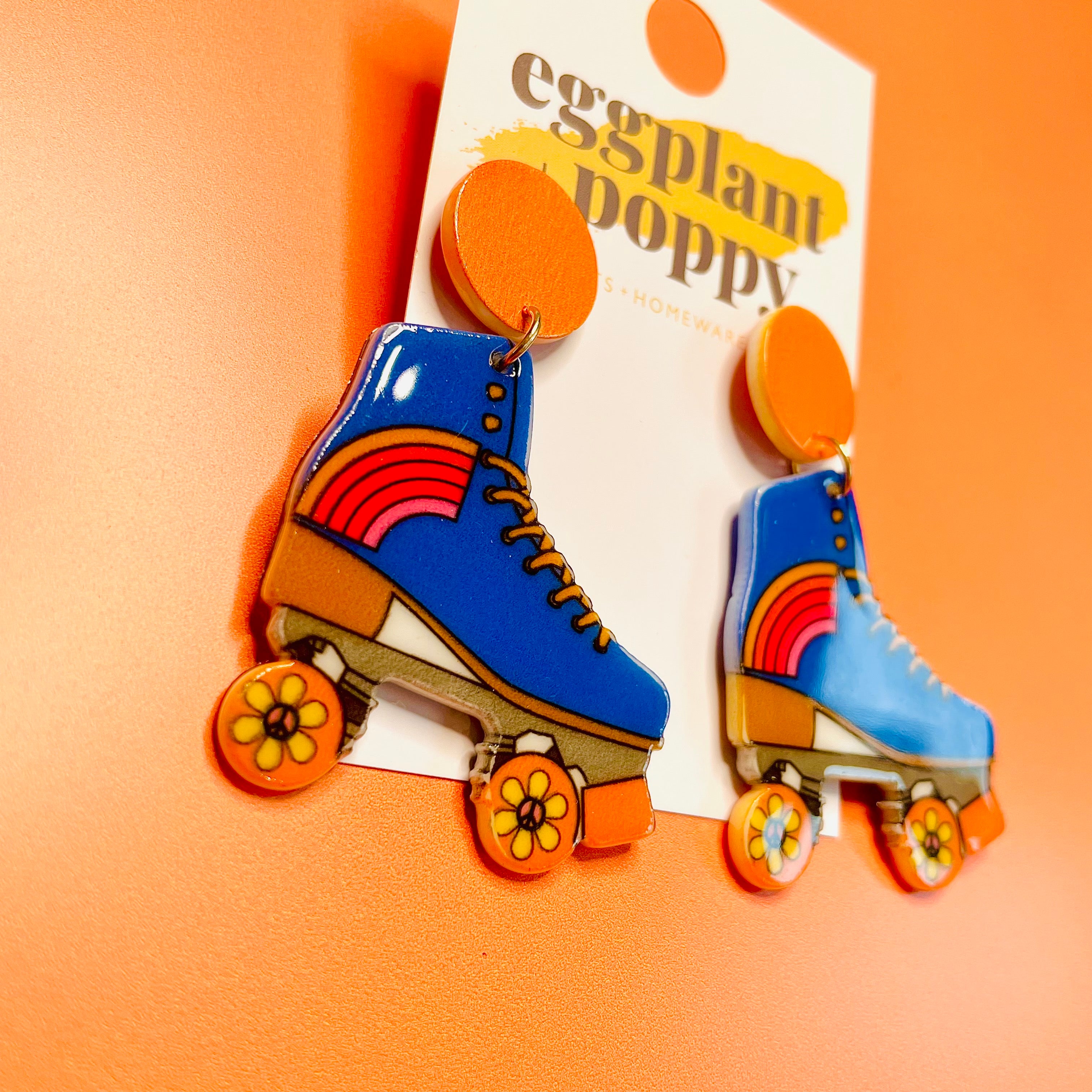 Retro Roller Skate Earrings