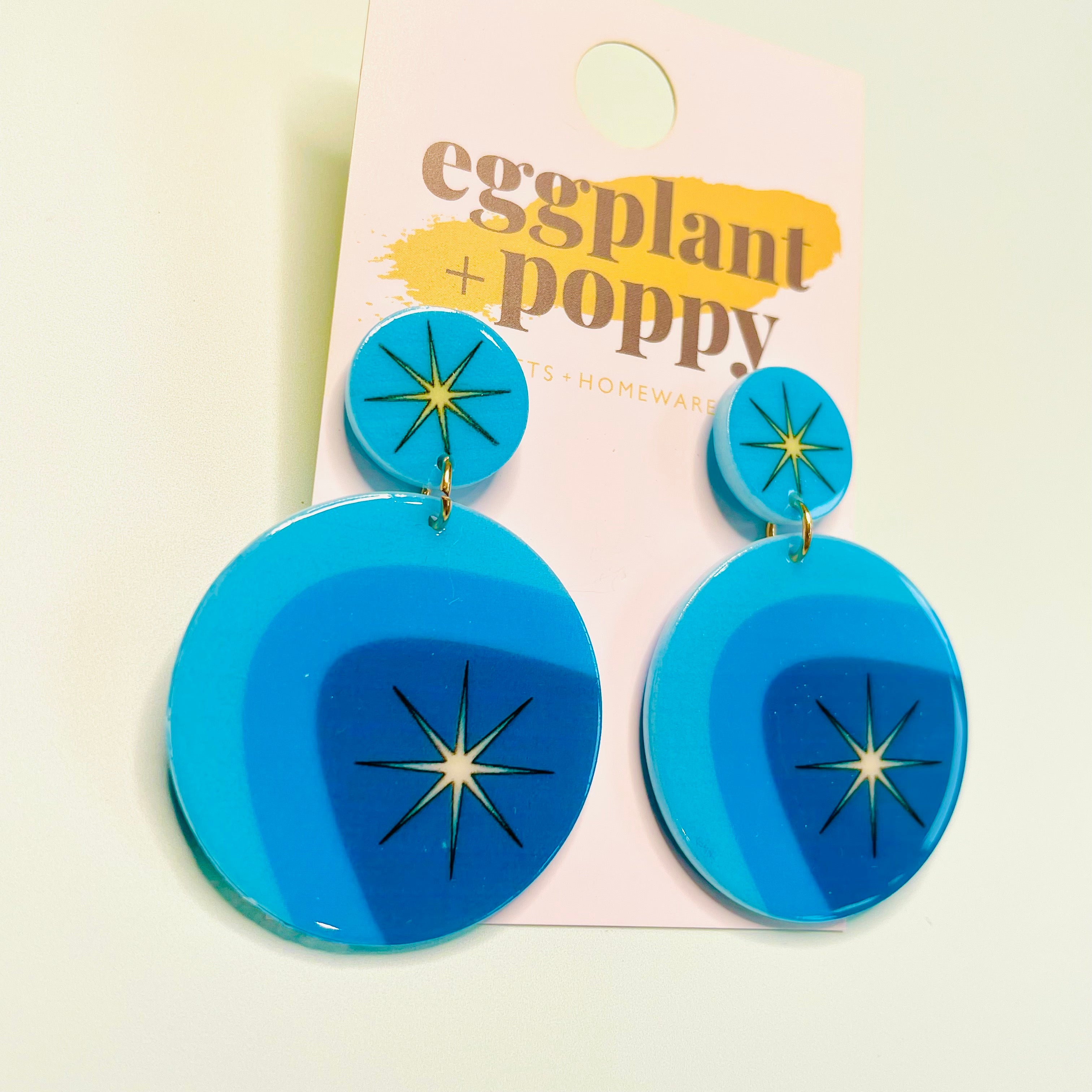 Retro Disc Earrings