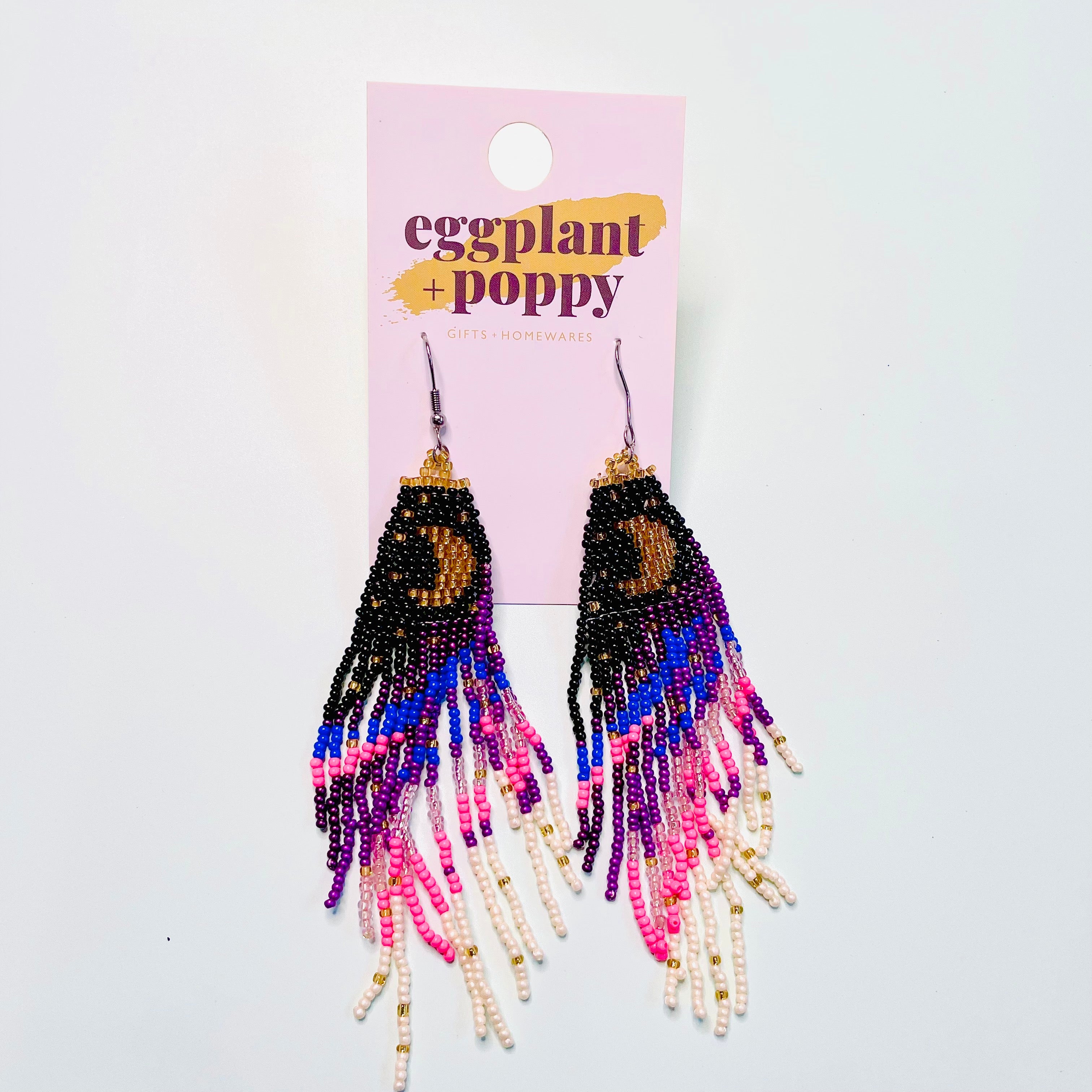 Sky Beaded Earrings