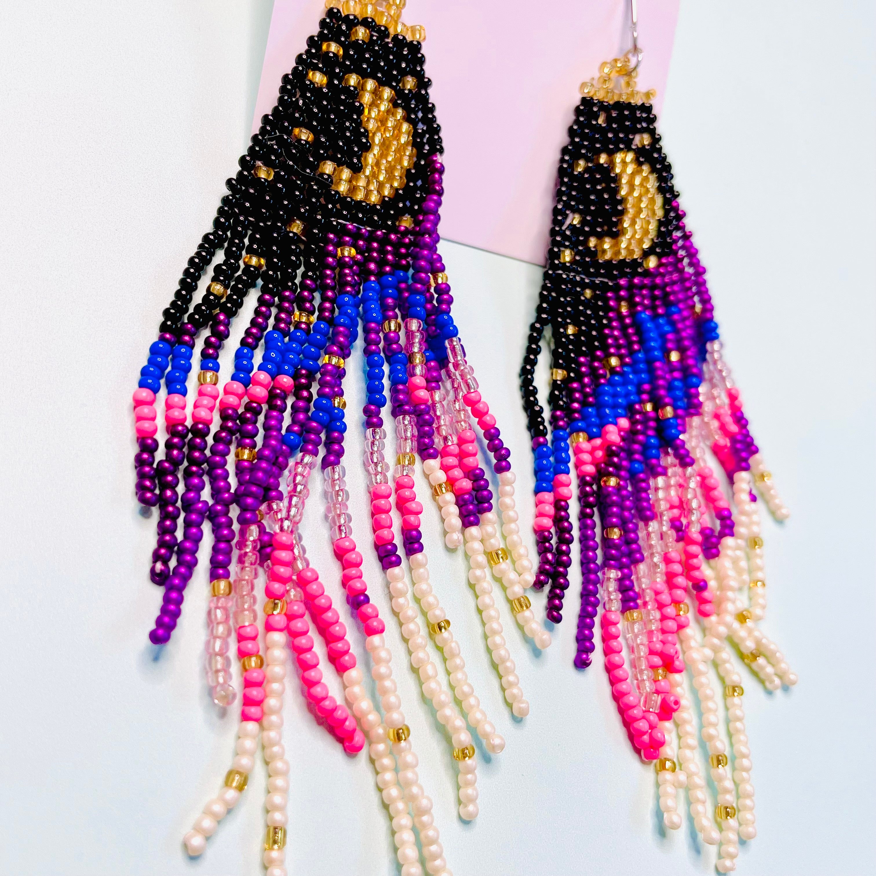 Sky Beaded Earrings