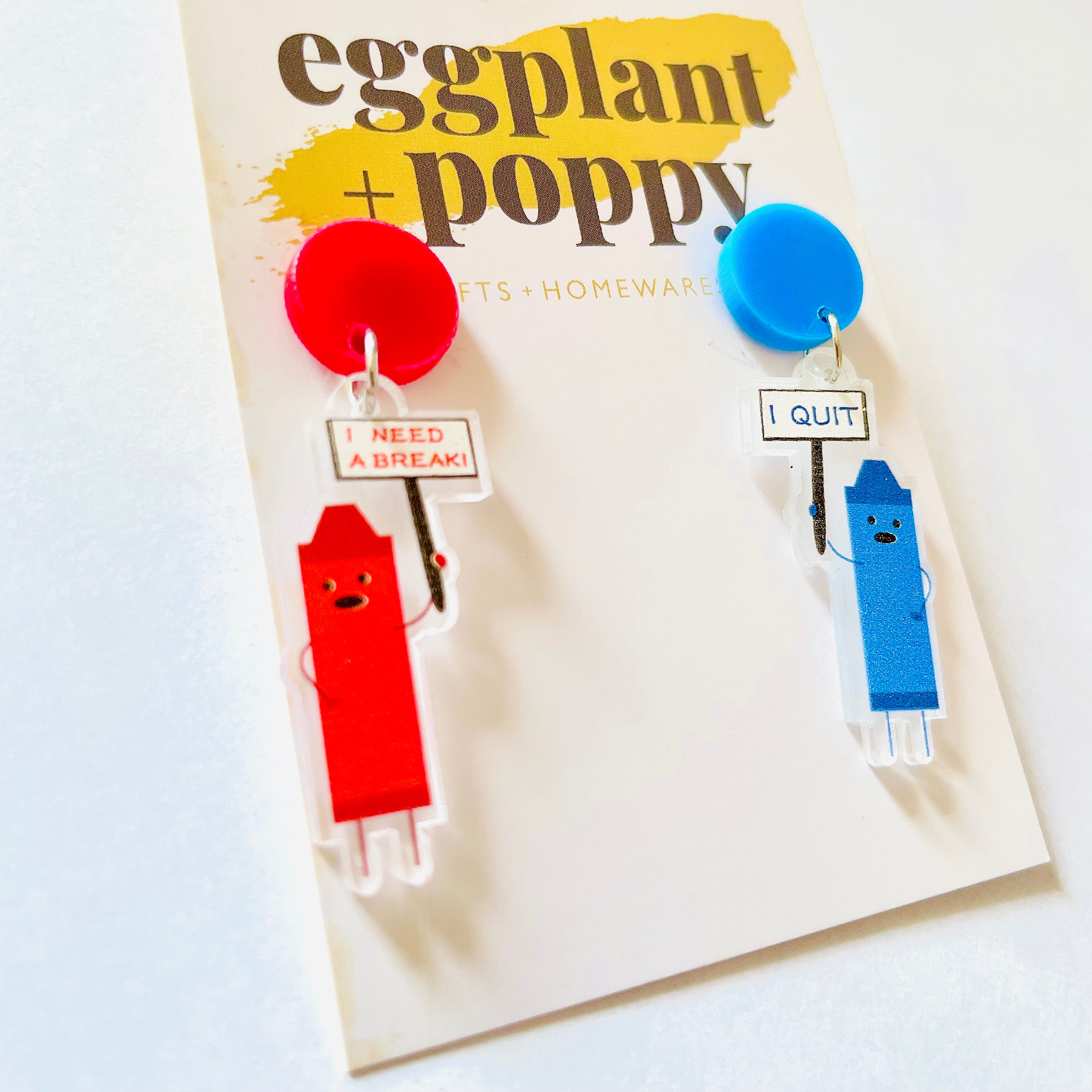 The Day The Crayons Quit Earrings