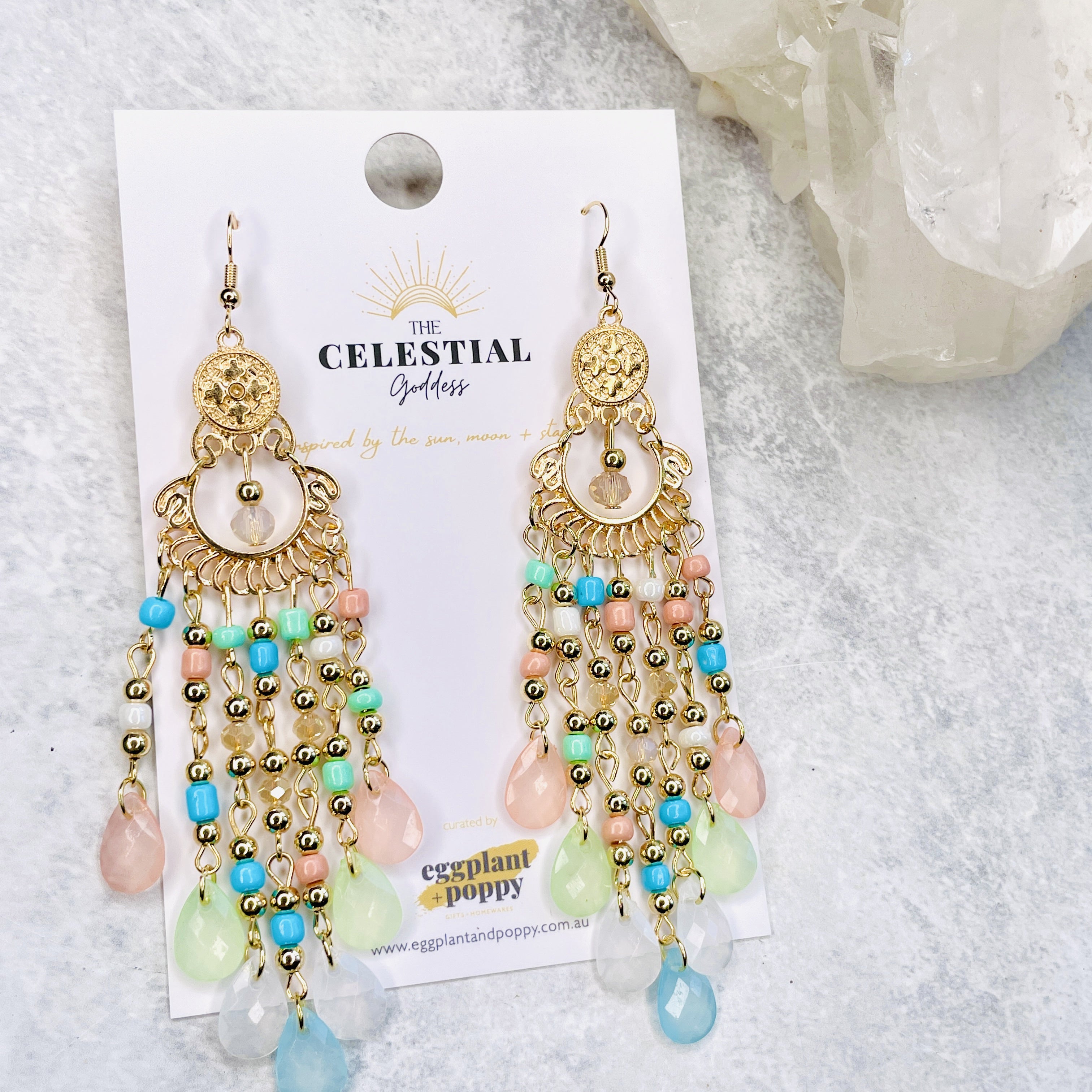 Gaia Beaded Earrings