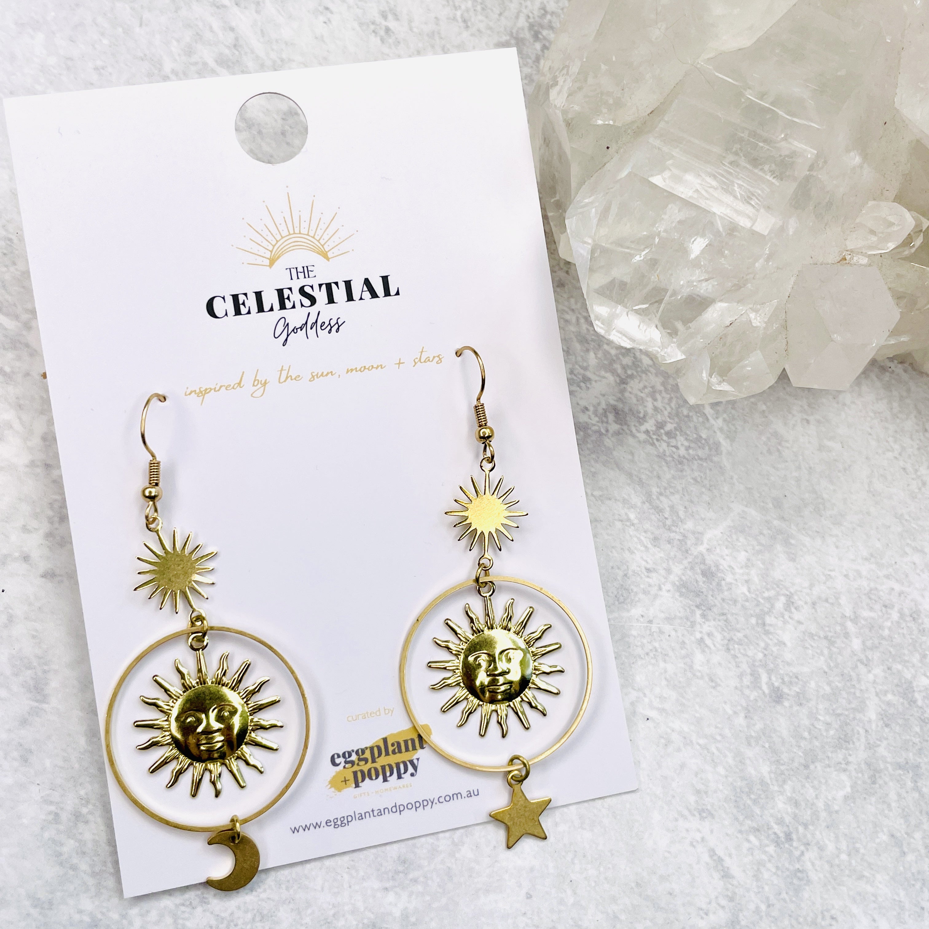 Sun In Orbit Earrings