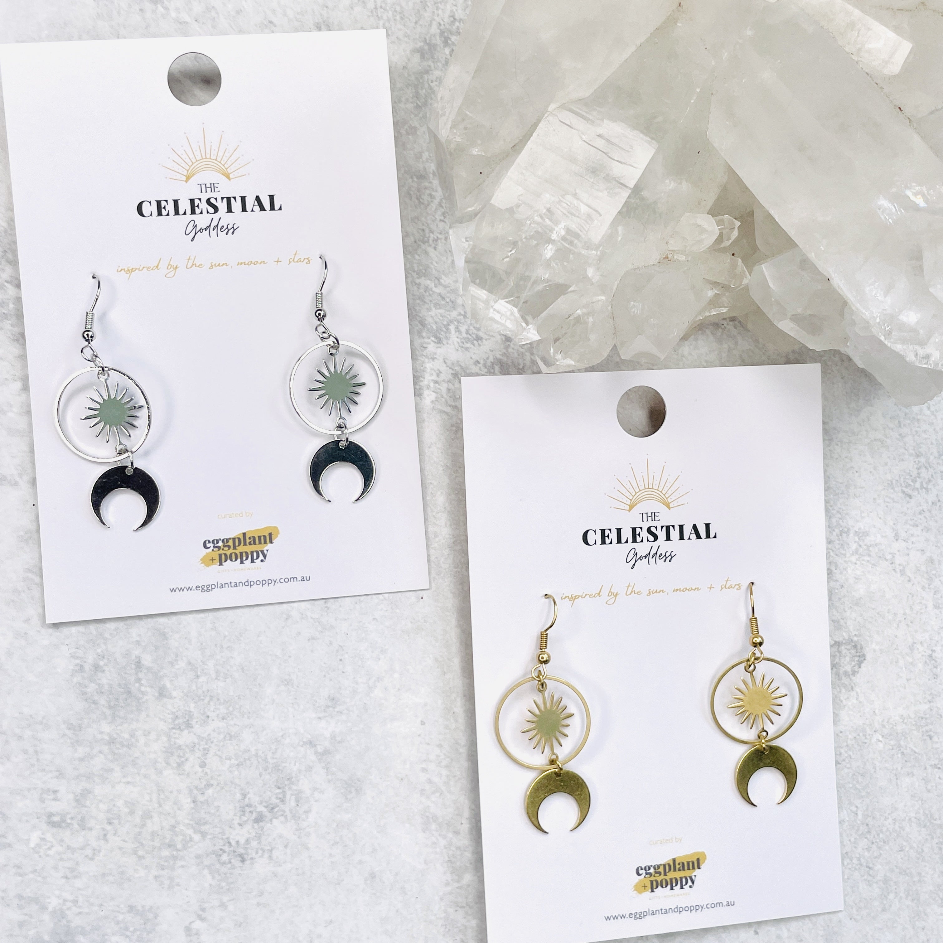 Lunar Halo Earrings
