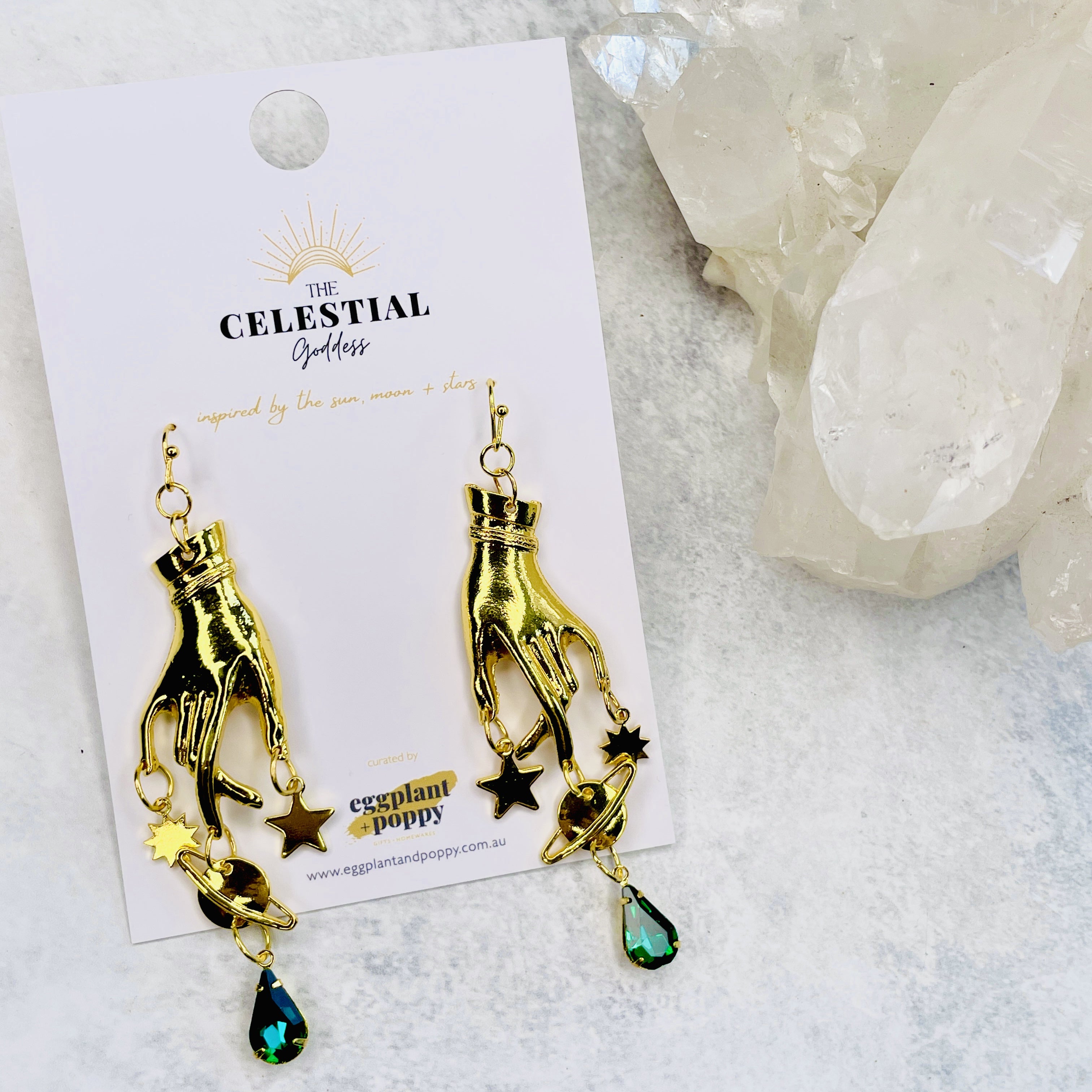 Universe In Her Hands Earrings