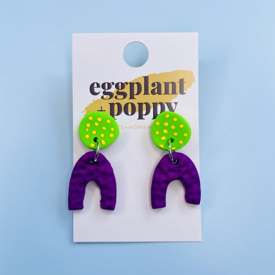 Violet Meadow Earrings