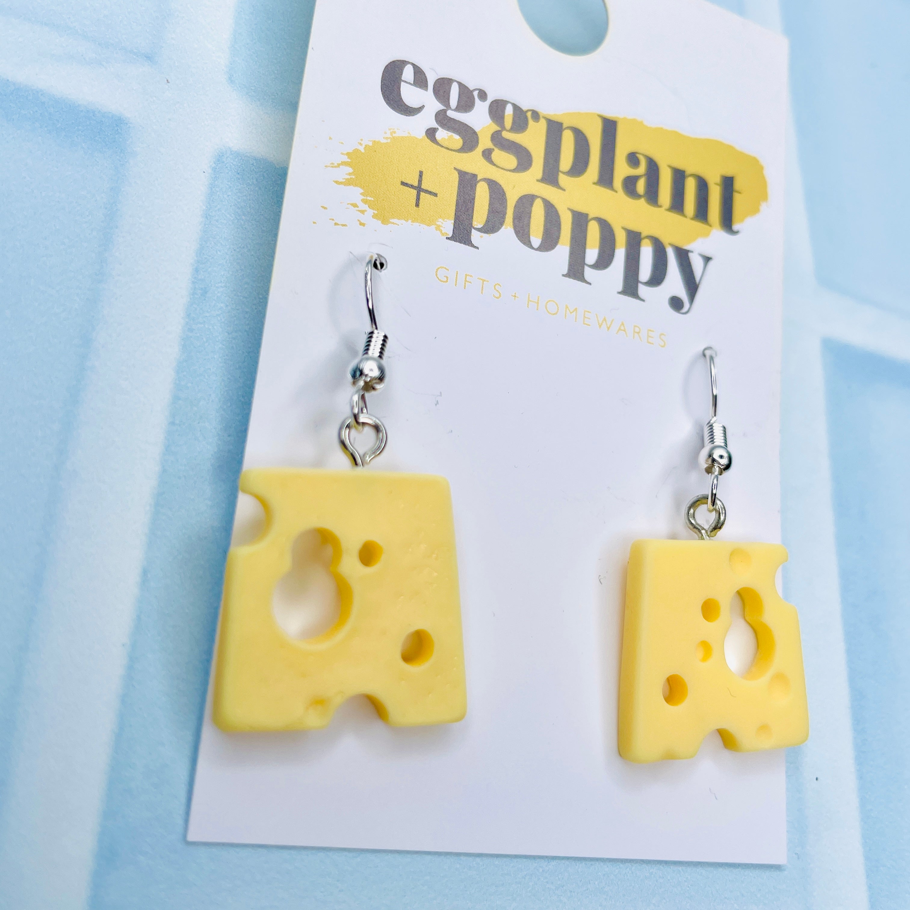 Cheese Slice Earrings