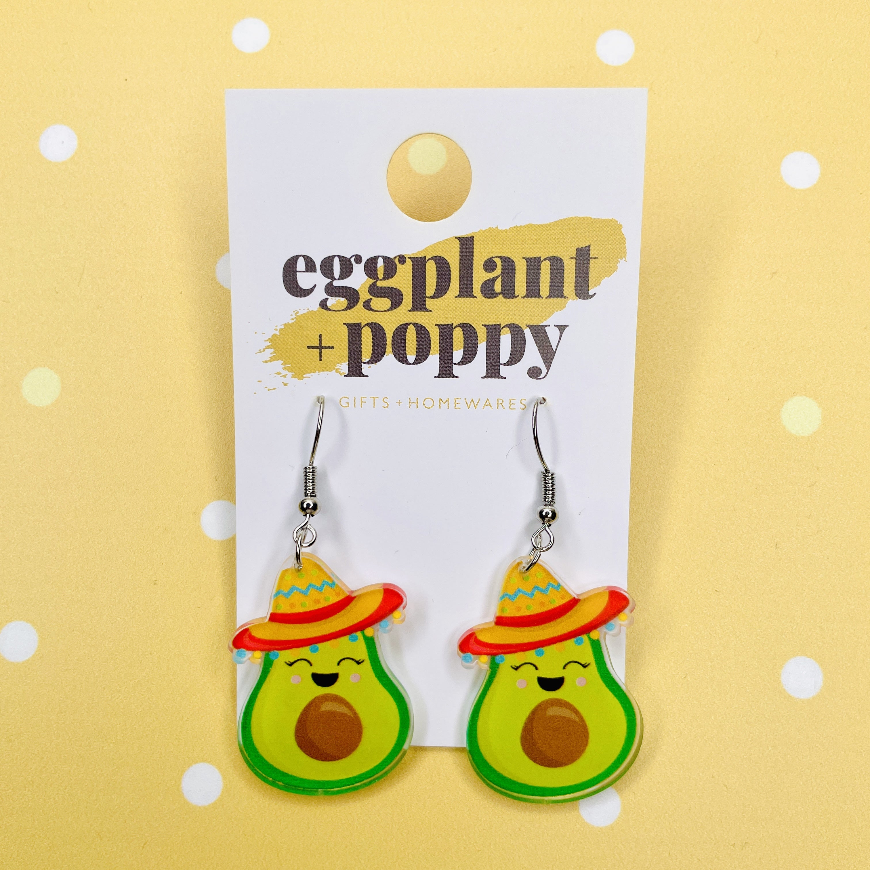 Mexican Avocado Earrings