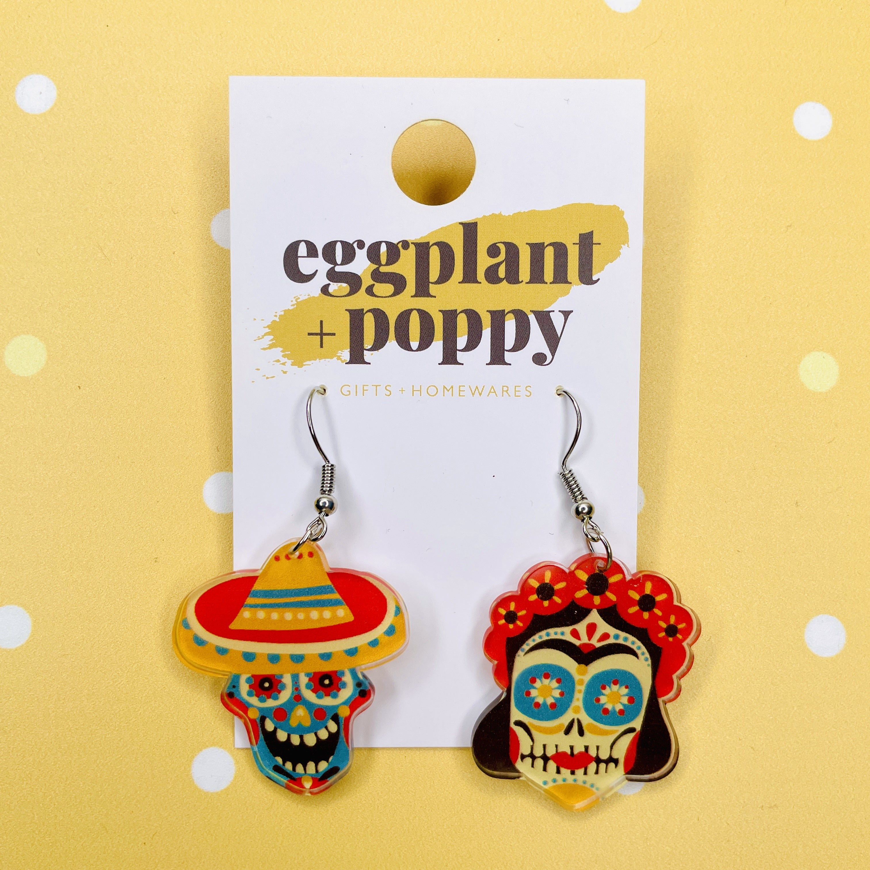 Day Of The Dead Earrings