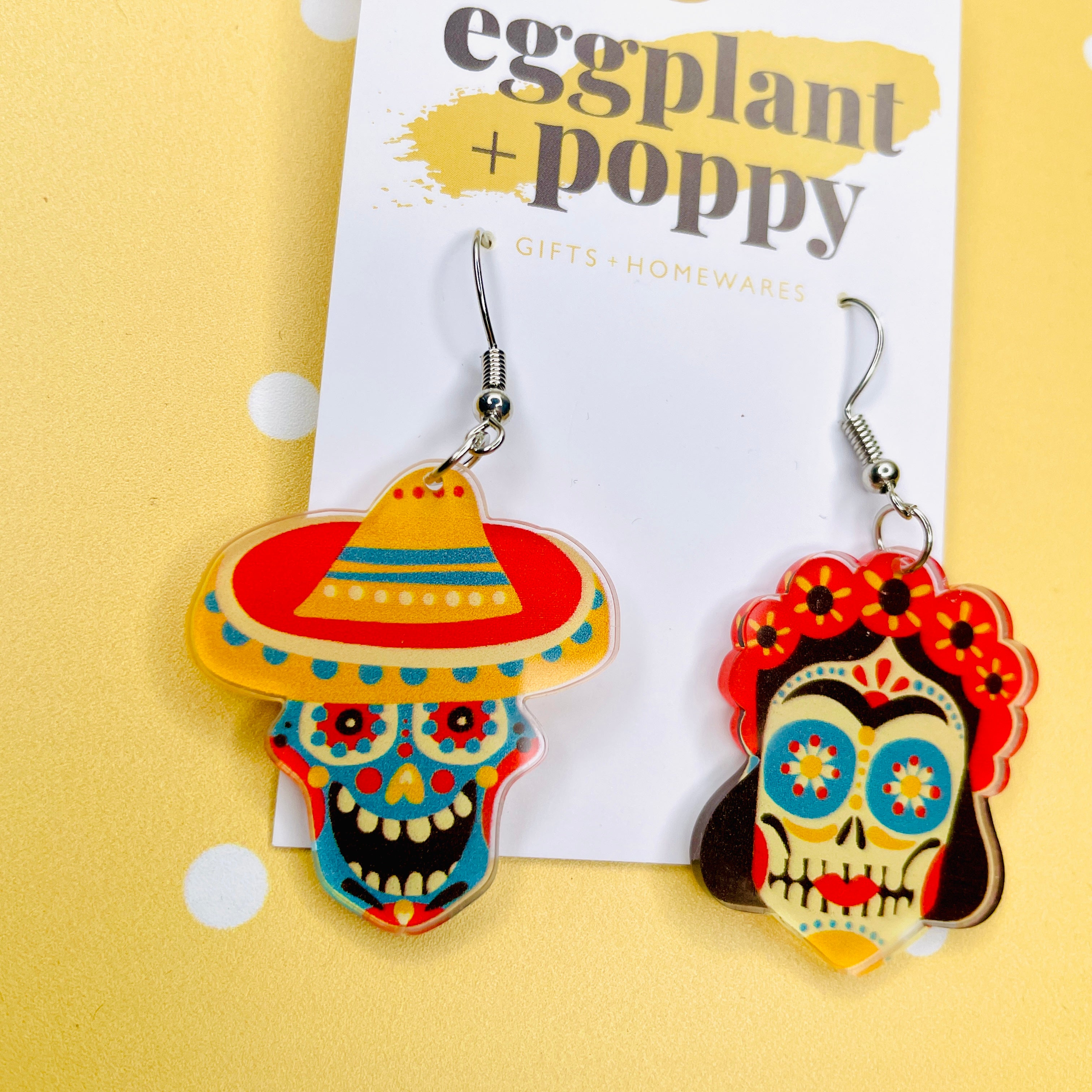 Day Of The Dead Earrings