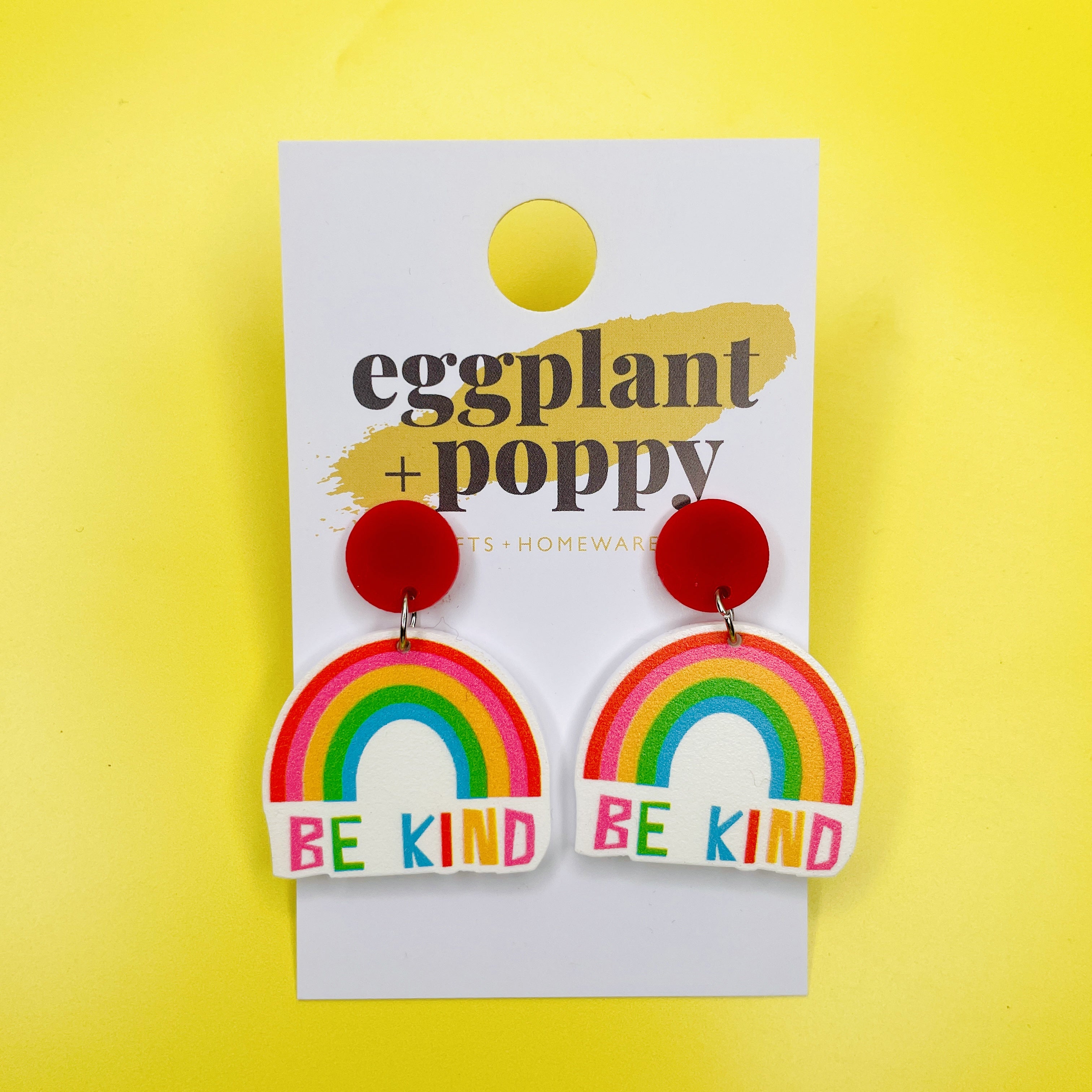 Be Kind Rainbow Earrings