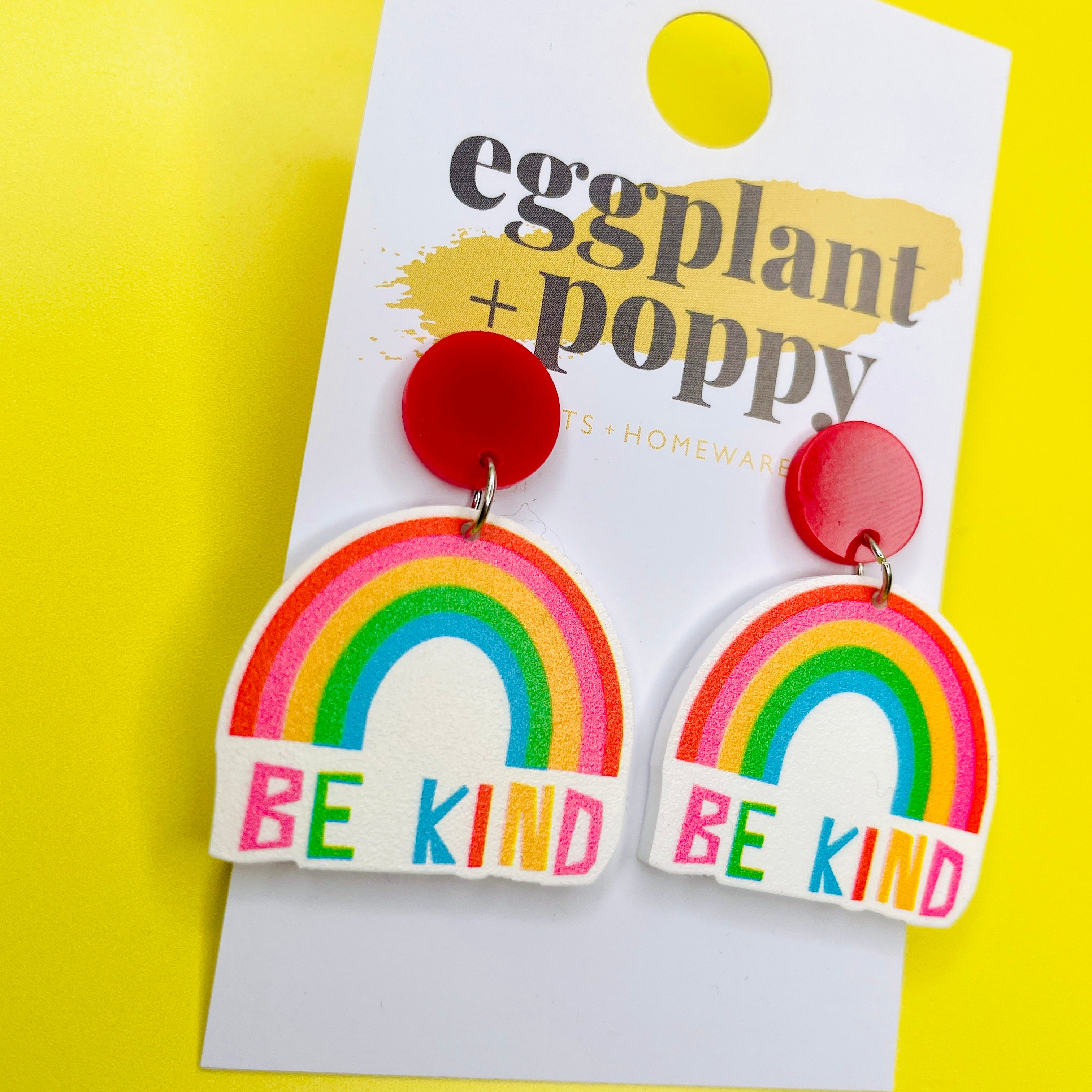 Be Kind Rainbow Earrings