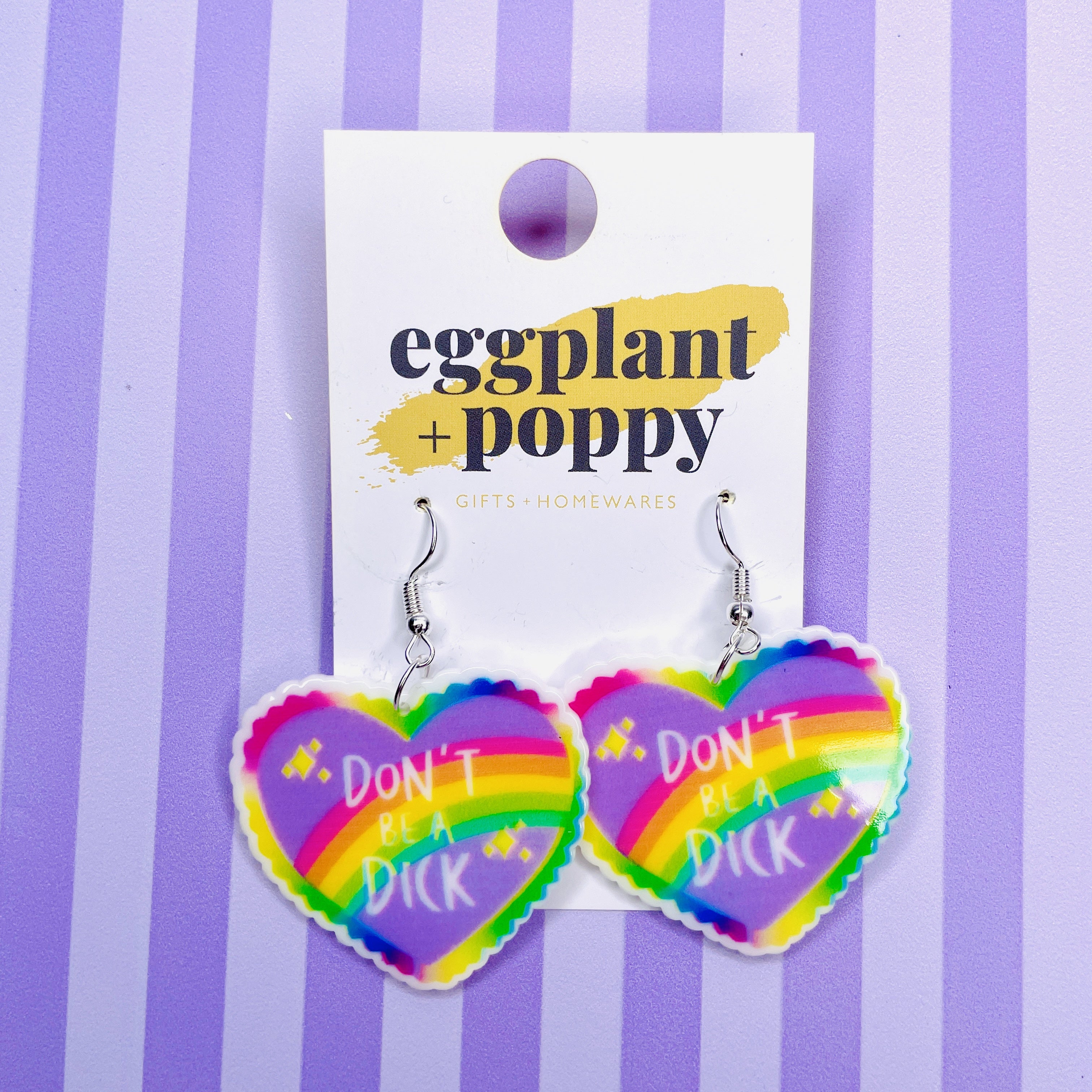 Dont Be A Dick Earrings