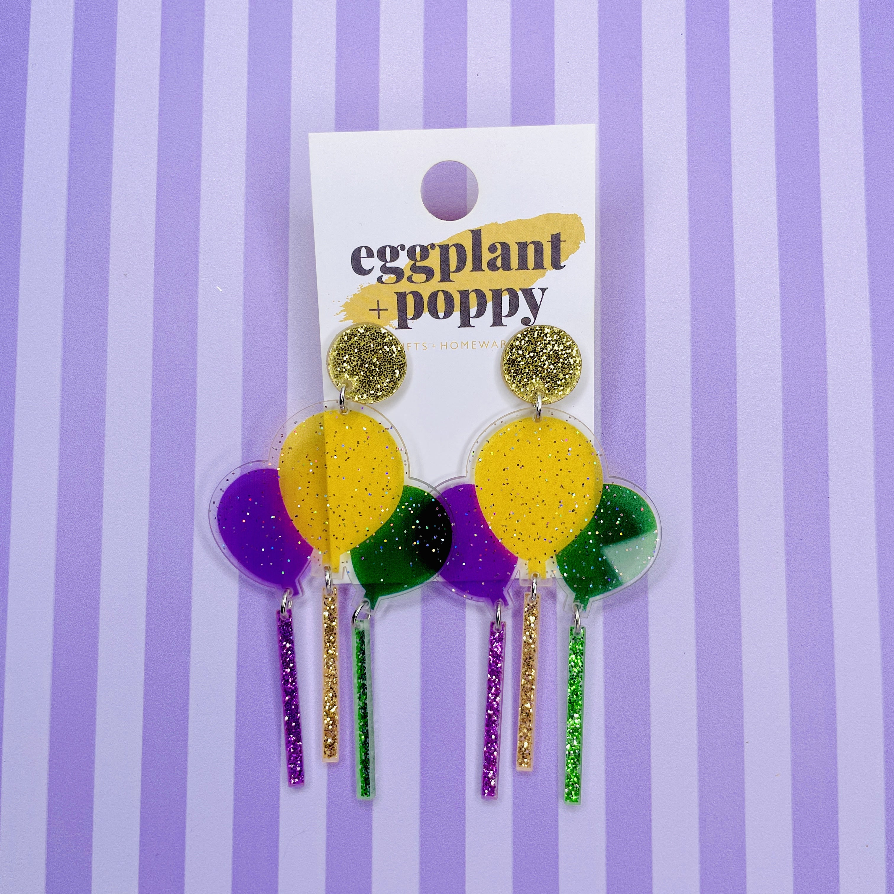 Glitter Balloon Bunch