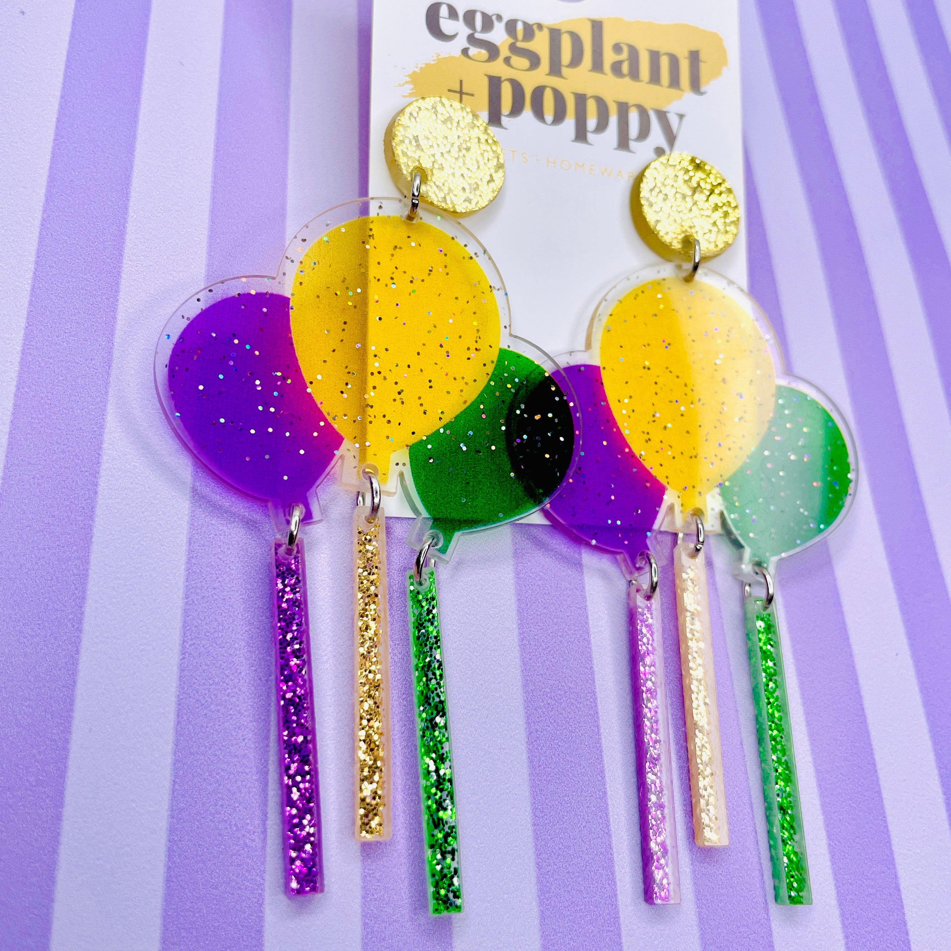 Glitter Balloon Bunch